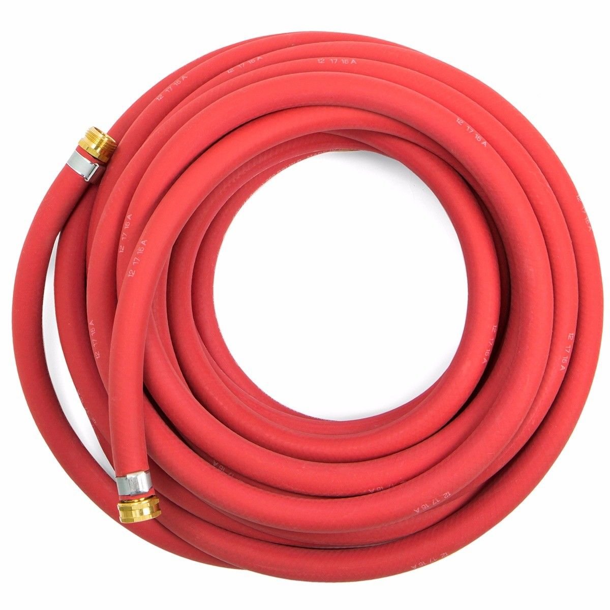 Continental 5/8-inch x 50-feet All-Weather Heavy Duty Rubber Garden Hose - Made in USA - Perfect for Watering Lawns, Gardens & Outdoor Cleaning