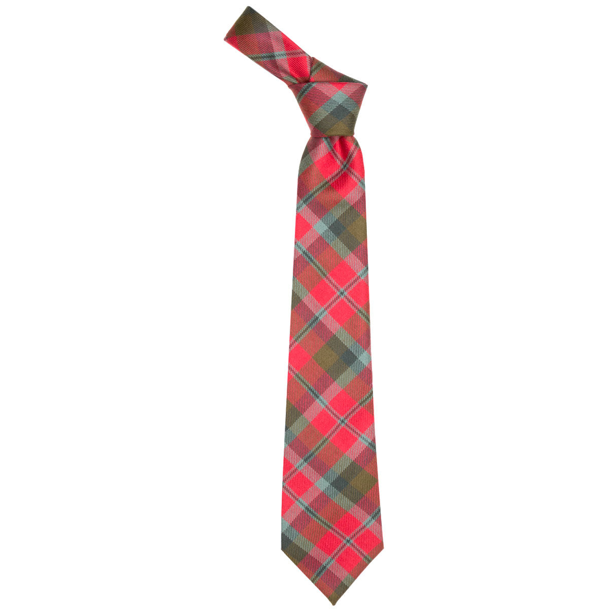 MacNaughton Weathered Tartan Tie - Classic Scottish Plaid Necktie for Men | Perfect for Weddings, Office & Formal Occasions