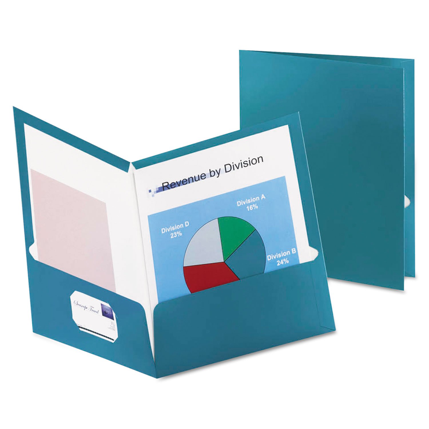 Oxford 5049561 Metallic 2-Pocket Folder, 8.5