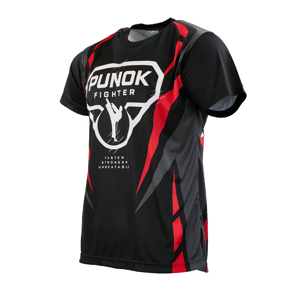 Punok Fighter Training T-Shirt - Premium MMA & Boxing Workout Tee for Men - Gym, Martial Arts & Fitness Training Apparel
