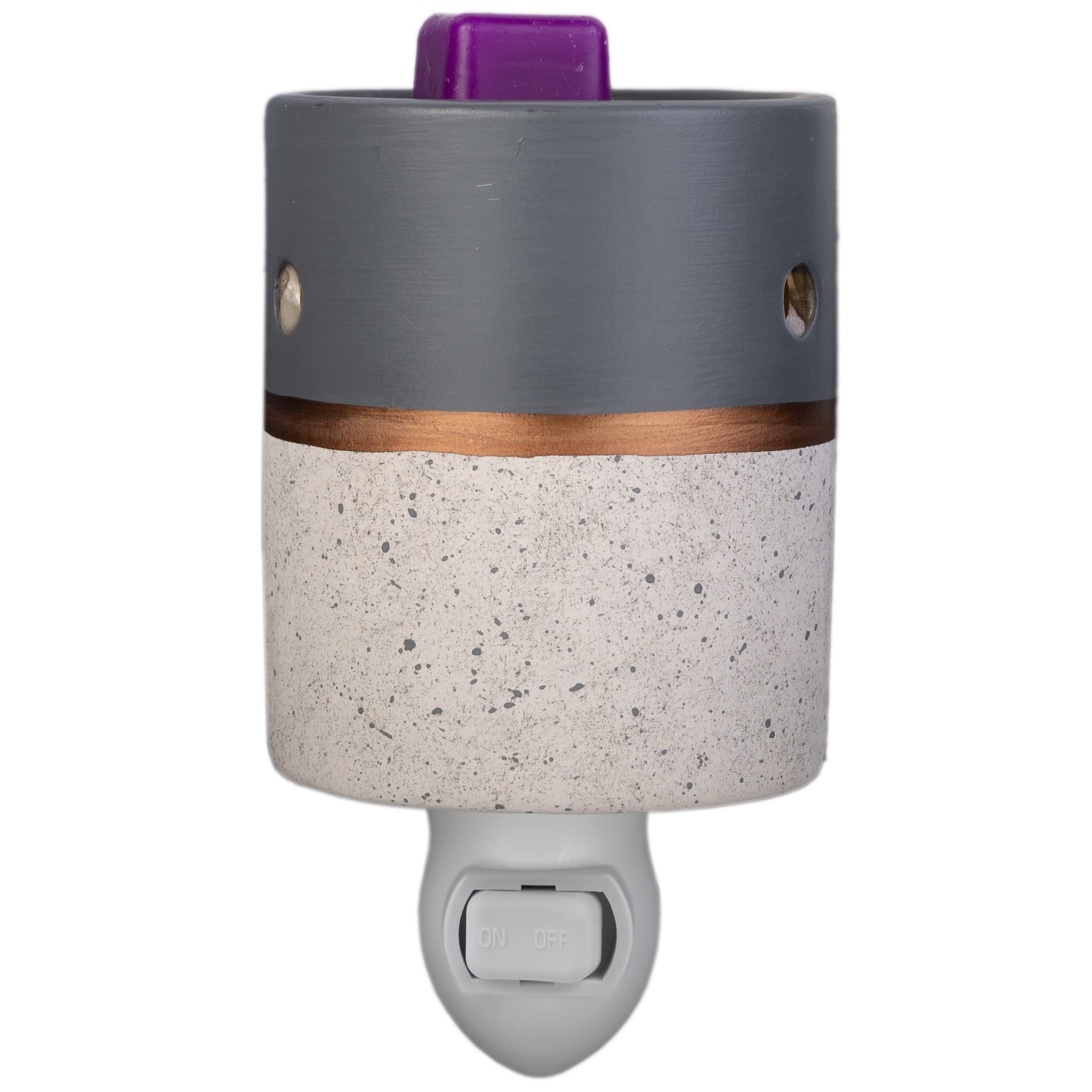 Scentsationals Electric Wax Warmer - Kiki Charcoal Scented Wax Melter for Home | Fragrance Diffuser, Wickless Candle Alternative & Decorative Air Freshener | Perfect for Living Room, Bedroom, Office & Gift Giving