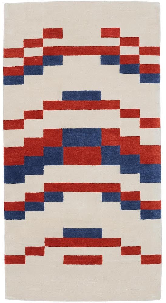 Temple Berry by Anni Albers - Modern Geometric Wall Art Print for Home & Office Decor | Perfect for Living Room, Bedroom, or Workspace