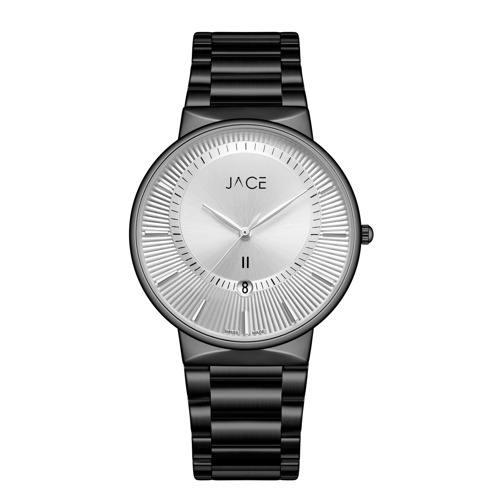 Swiss Men's Luxury Stainless Steel Band Watch - Elegant Dress & Casual Timepiece for Business, Office & Everyday Wear
