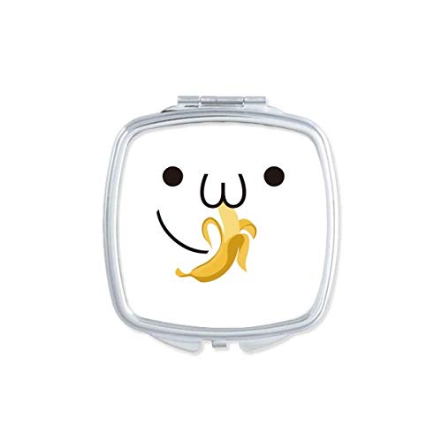 DIYthinker Cute Banana Face Expression Mirror - Portable Compact Double-Sided Makeup Mirror for Travel, Home & Office | Perfect for Makeup, Gifts & Vanity Decor