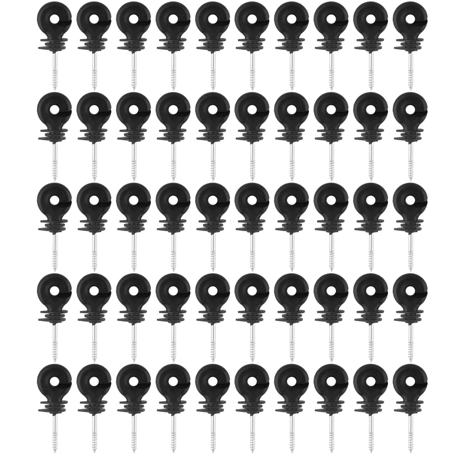 High-Quality Anti-Weathering Electric Fence Insulator - Screw-In Ring Insulator for Easy Installation & Durable Replacement | Perfect for Farm, Ranch & Livestock Fencing Systems