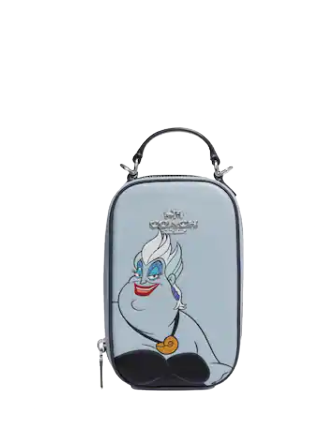 Coach Disney X Coach Eva Phone Crossbody Bag with Ursula Motif - Stylish Small Purse for Women, Perfect for Parties, Travel & Everyday Use