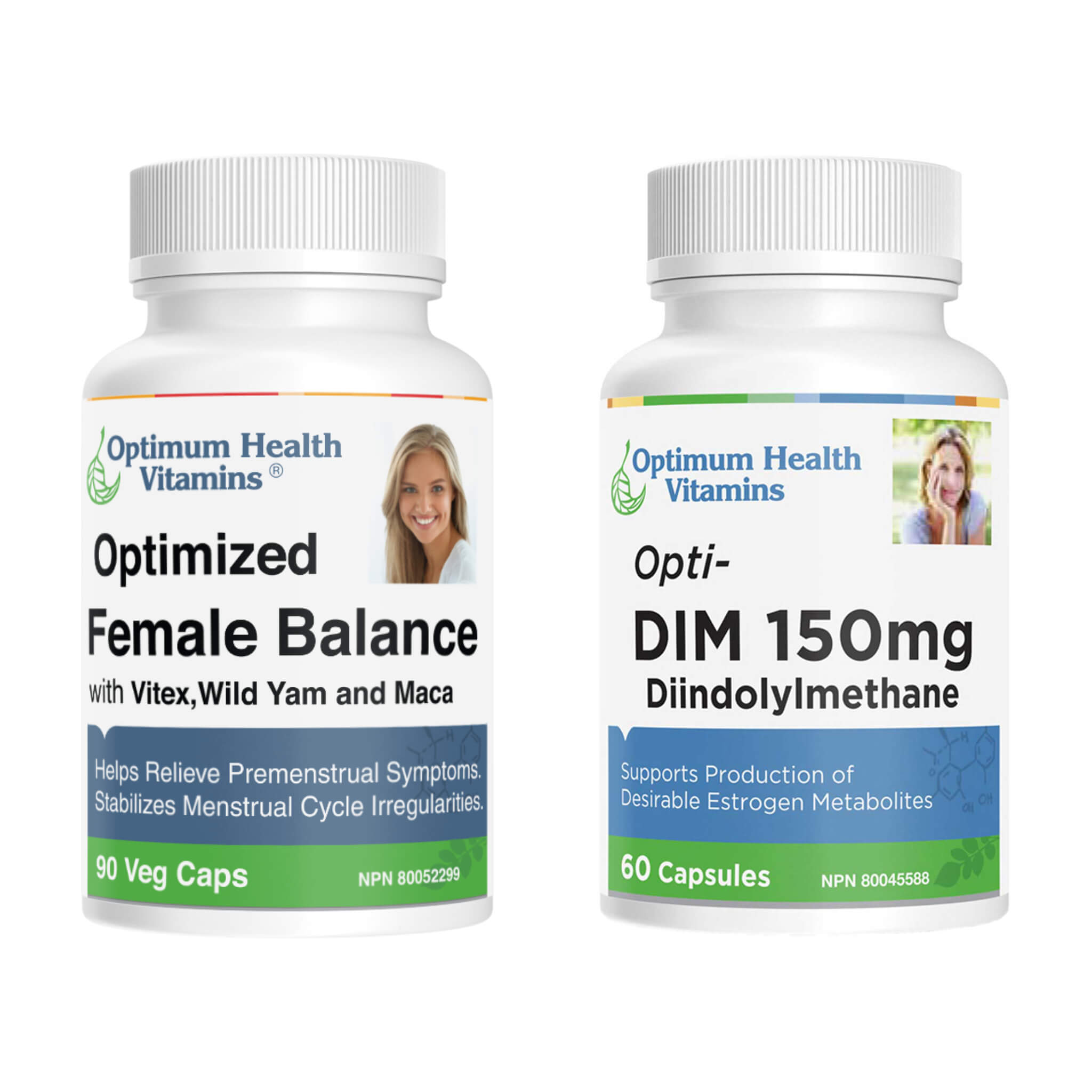 Optimized Female Balance Supplement with Bonus Opti DIM - Support Hormonal Health & Wellness for Women - Perfect for Daily Use, Fitness & Menopause Support