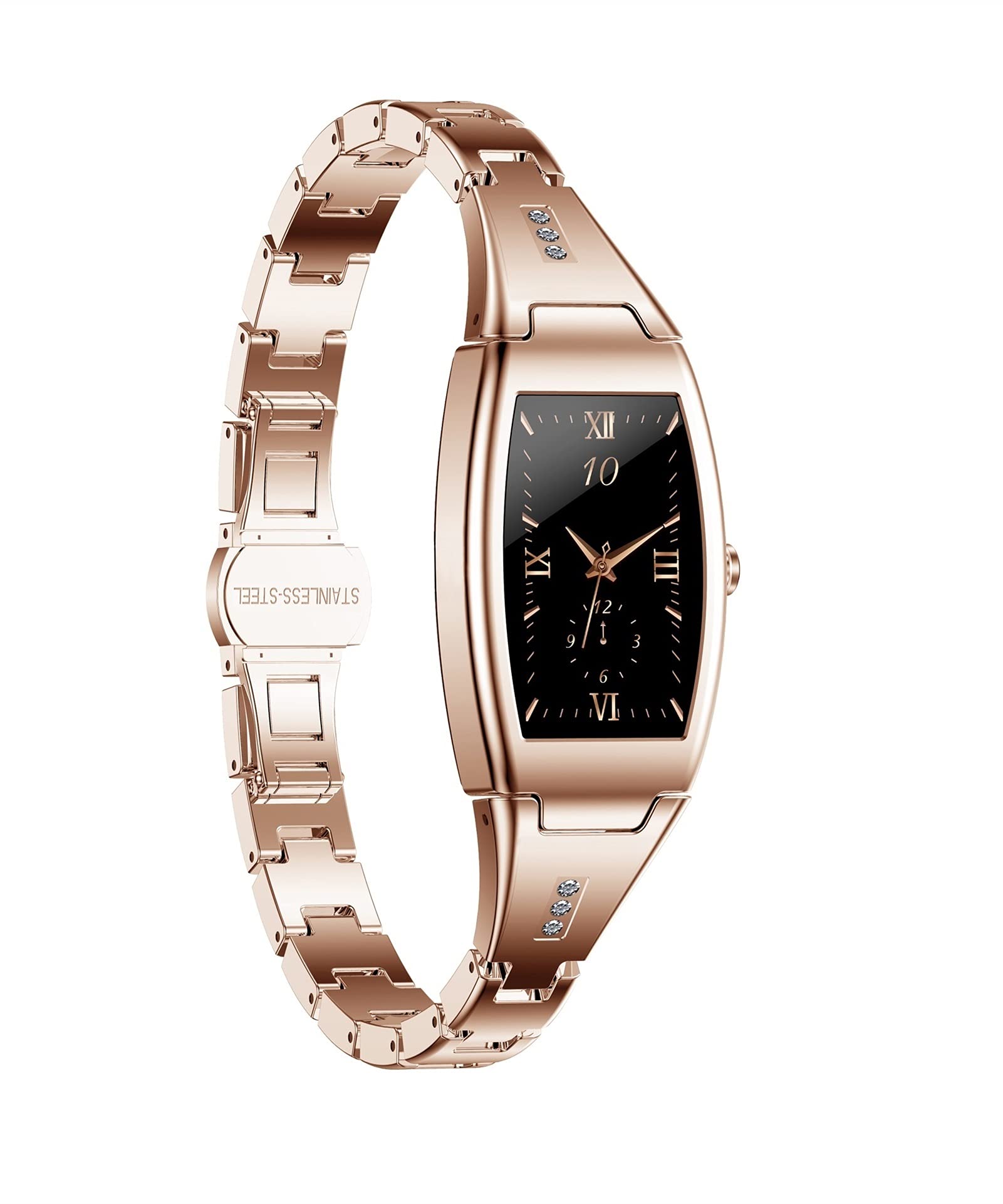 KaiLangDe Smart Watch for Men & Women - Fitness Tracker with Heart Rate, Blood Oxygen & Blood Pressure Monitor, IP67 Waterproof Activity Tracker, Gold Smartwatch for Running, Swimming & Daily Health Tracking