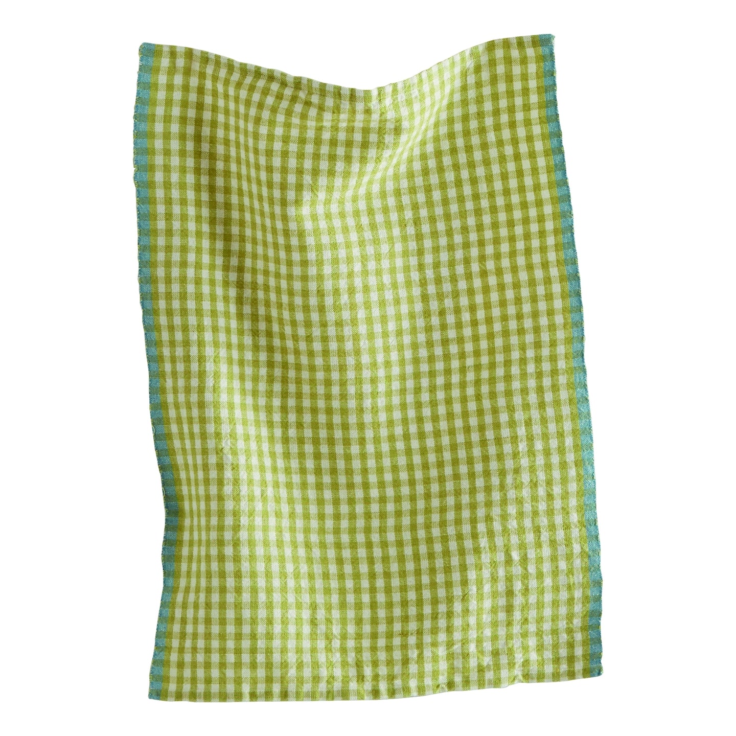 Premium Citron Green Check Dish Towels - Absorbent & Durable Kitchen Towels for Washing Dishes, Drying Hands & Decorating - Perfect for Farmhouse, Rustic & Modern Kitchens