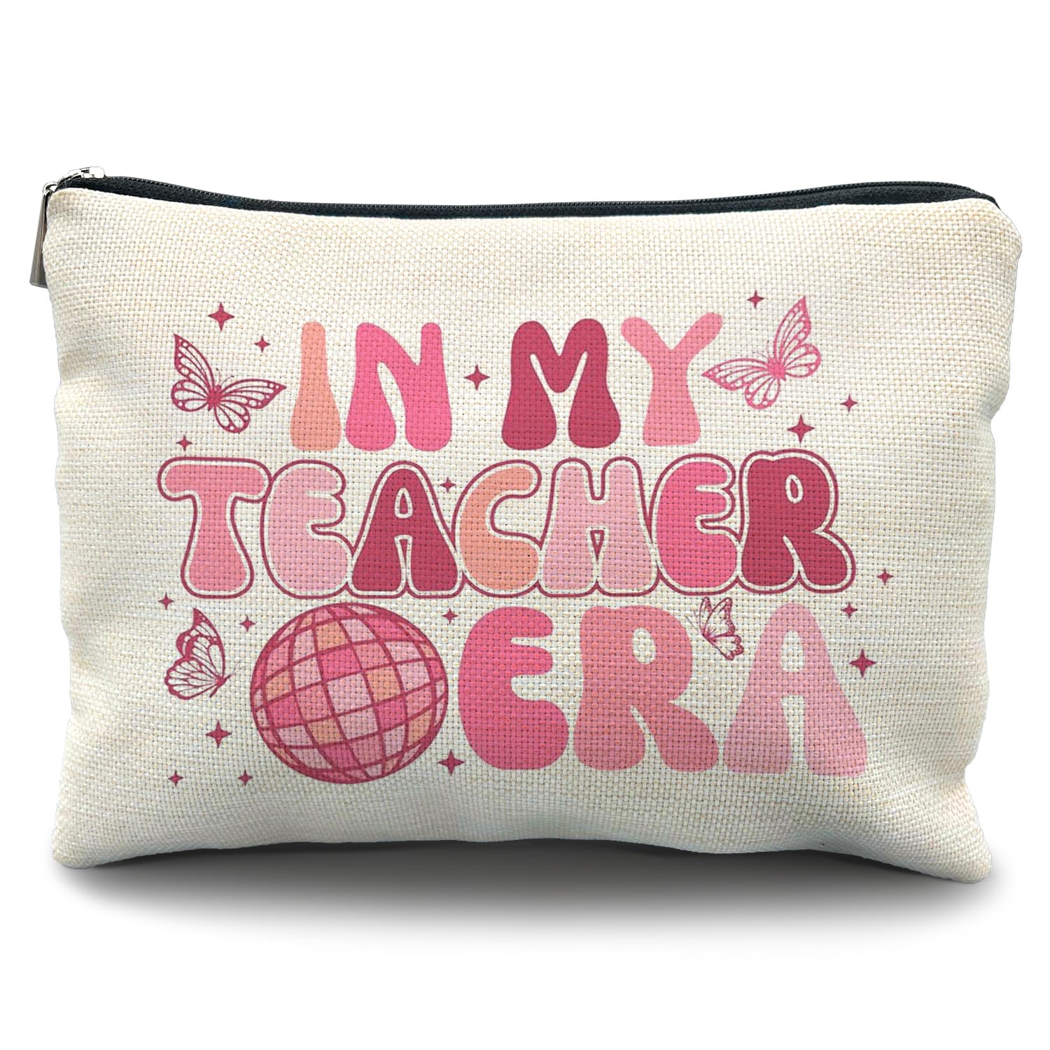 In My Teacher Era Makeup Bag - Best Teacher Appreciation Gifts for Women - Perfect for Classroom, Office, and Daily Use