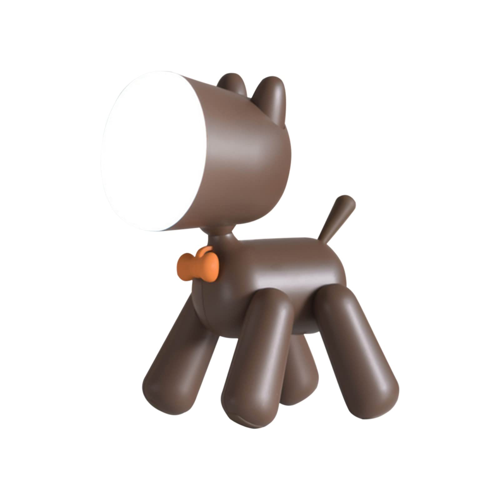 Cute Dog LED Desk Lamp - Rechargeable Night Light for Kids Bedroom, Reading & Study, Adjustable Brightness Small Desk Lamp for Adults & Children | Perfect for Bedside, Nursery, Dorm & Office