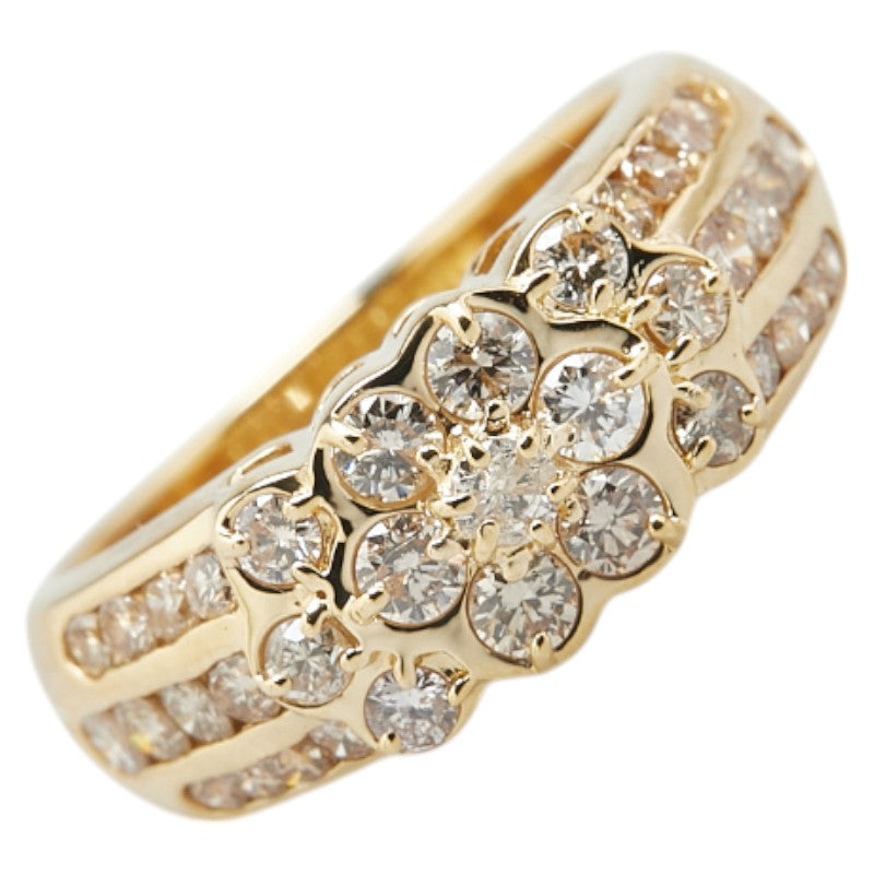18K Yellow Gold Diamond Ring for Women - Elegant Solitaire Engagement & Wedding Band - Perfect for Proposals, Anniversaries, and Special Occasions