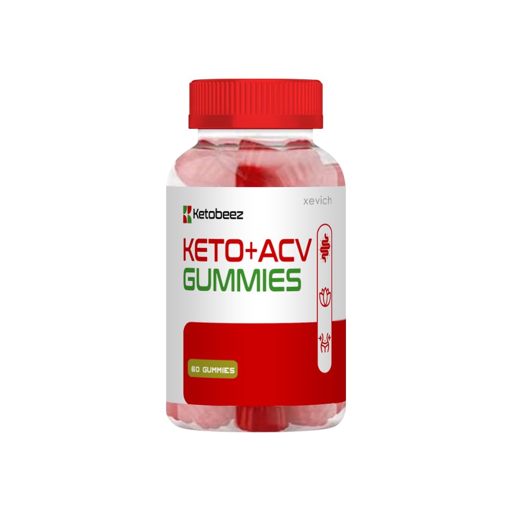 Xevich KetoBeez Apple Cider Vinegar Keto Gummies - 60 Count, Sugar-Free, Gluten-Free, Vegan ACV Supplement for Weight Loss & Digestion - Perfect for Ketogenic Diet & Daily Wellness Support
