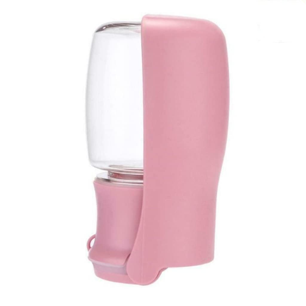 LEEC 350ml Portable Pet Water Bottle & Food Bowl - Travel-Friendly Dog Water Dispenser for Outdoor Hiking, Camping, and Walks