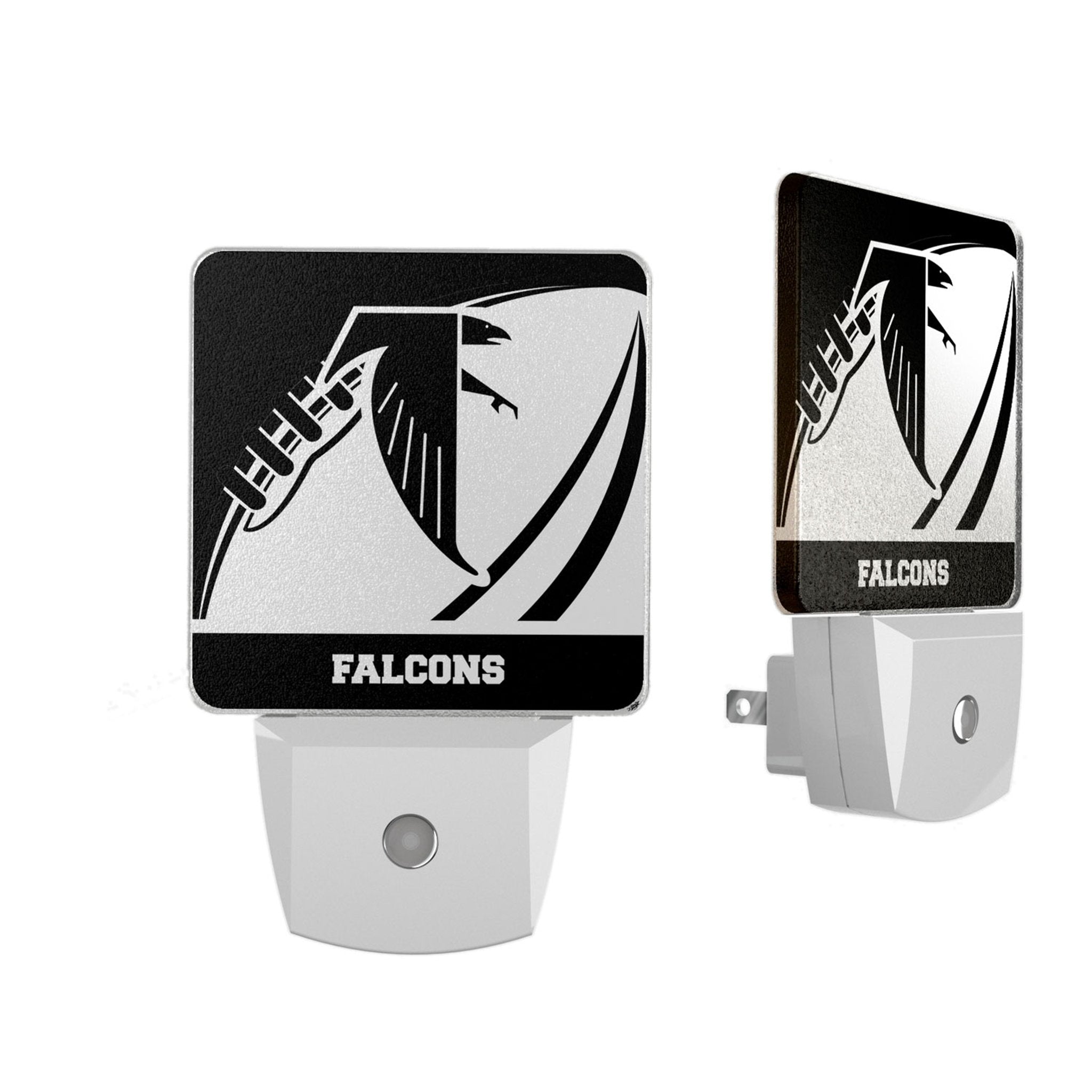 Atlanta Falcons LED Night Light 2 Pack - NFL Team Logo Bedroom Decor for Kids & Adults - Perfect for Bedrooms, Hallways, and Game Rooms