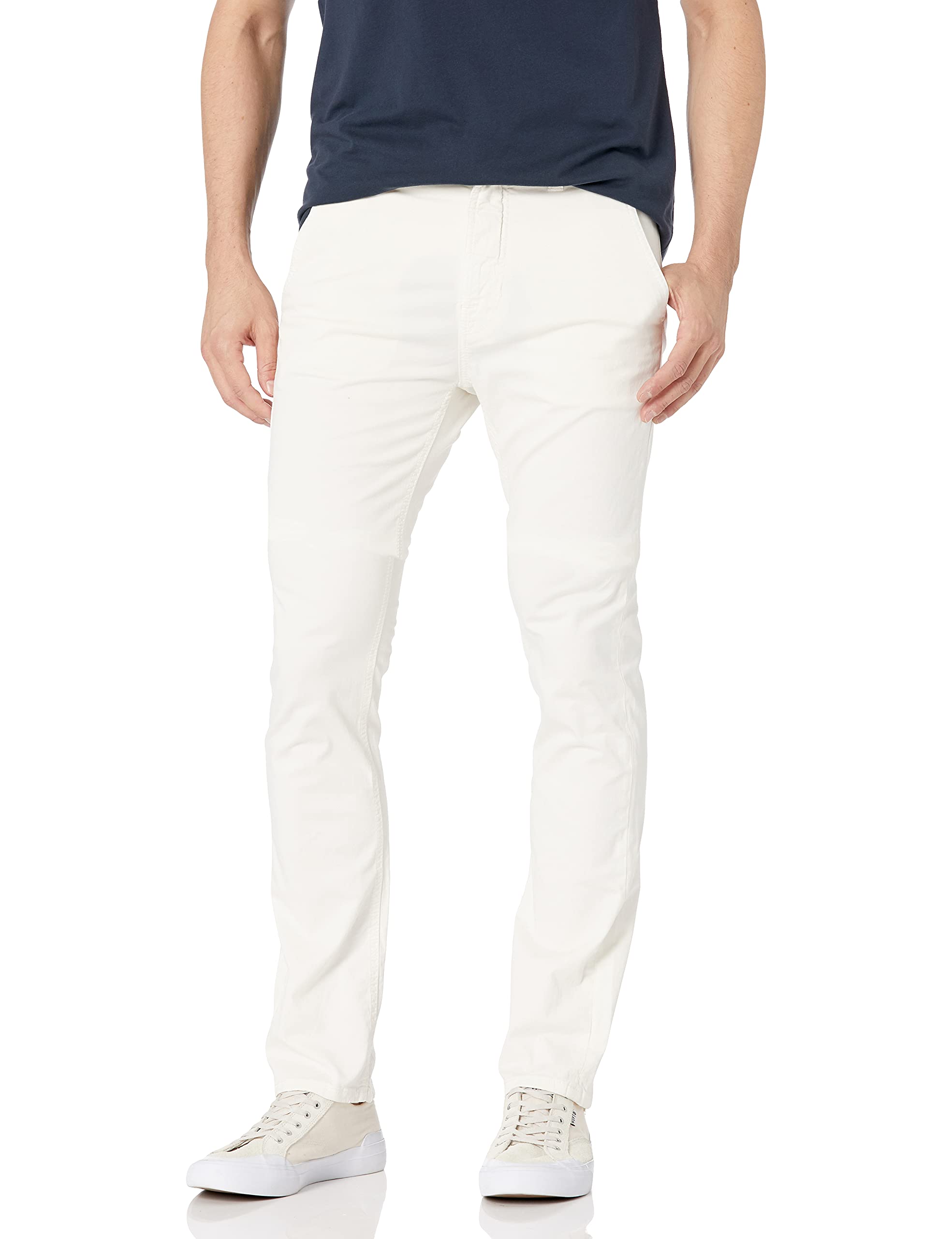 Nudie Jeans Men's Slim Fit Adam Milk Organic Cotton Denim Pants - Perfect for Casual Wear & Everyday Outfits
