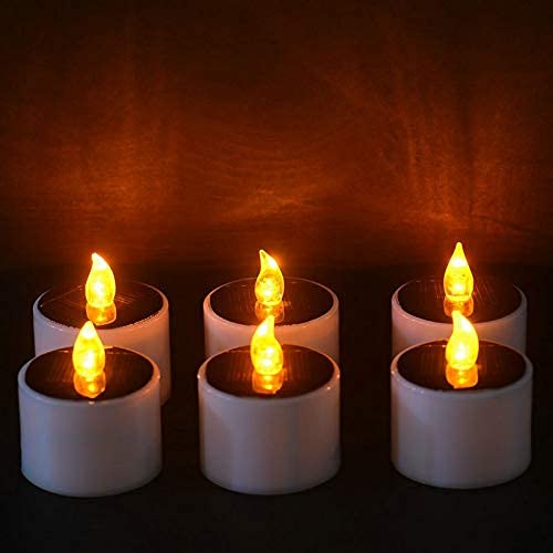 120Pcs Realistic LED Flameless Tealight Candles - Battery Operated Flickering Flames for Wedding, Christmas, Party, Table Centerpiece Decor - Amber Yellow (Perfect for Romantic Dinners, Holiday Decor & Home Ambiance)
