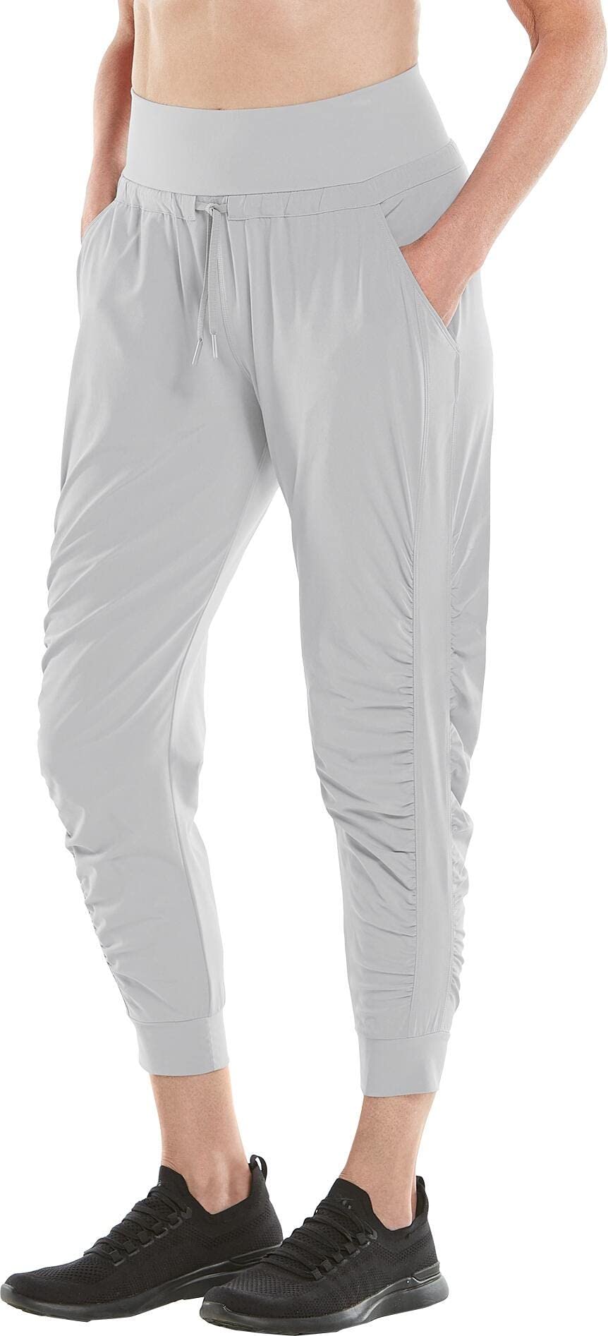 Coolibar UPF 50+ Women's Sun Protective Joggers - Lightweight Moisture-Wicking Active Pants for Running, Yoga & Outdoor Activities