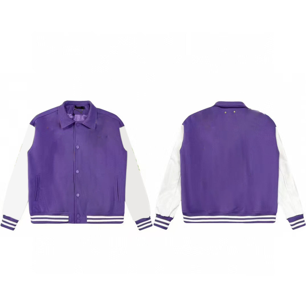 Premium Men's Baseball Jacket - Lightweight & Stylish Vintage Bomber Jacket for Casual Wear, Street Fashion & Outdoor Activities