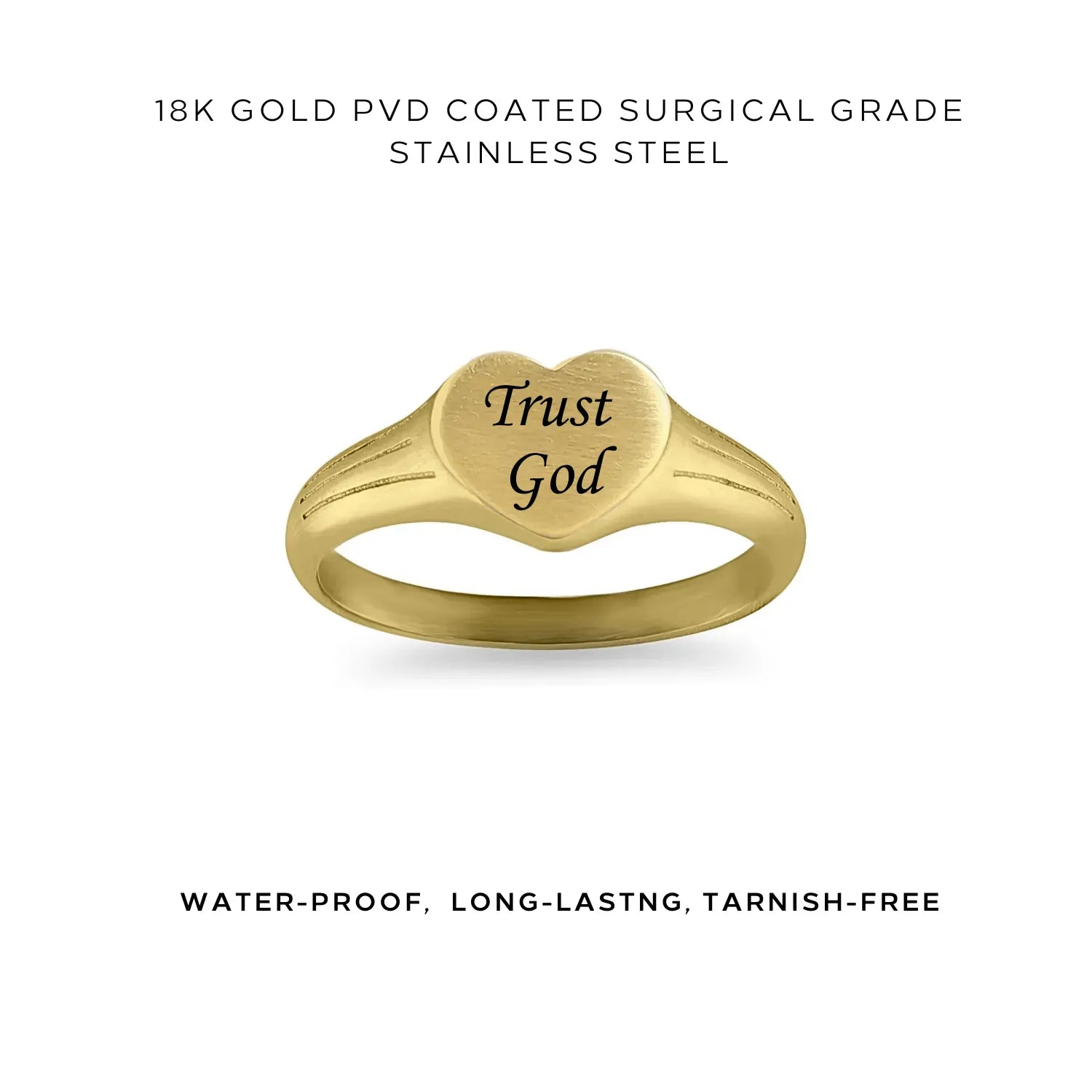 Personalized Heart Signet Engraved Ring - Custom Initials & Date - Sterling Silver or Gold Plated - $40.00 - Perfect for Anniversaries, Valentine's Day & Romantic Gifts