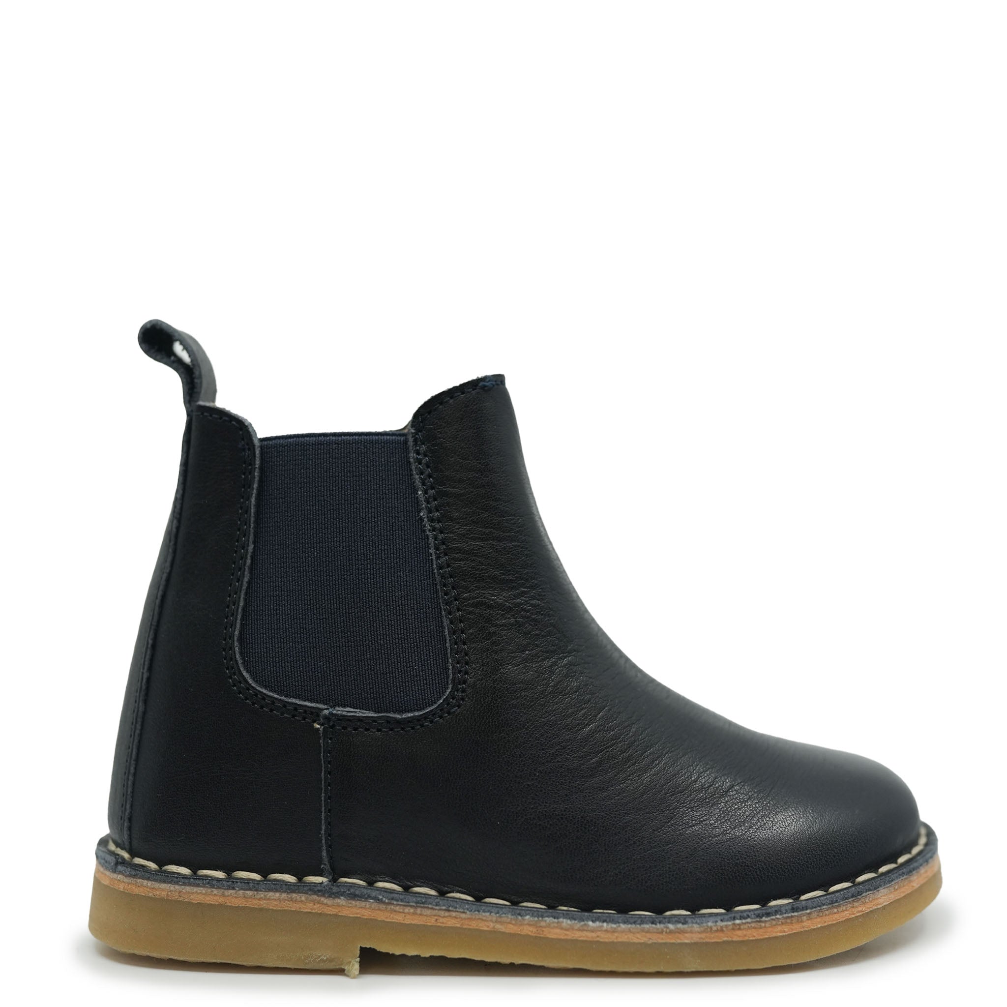 Petit Nord Women's Navy Blue Leather Ankle Boots - Stylish & Comfortable for Casual Wear, Office & Outdoor Activities