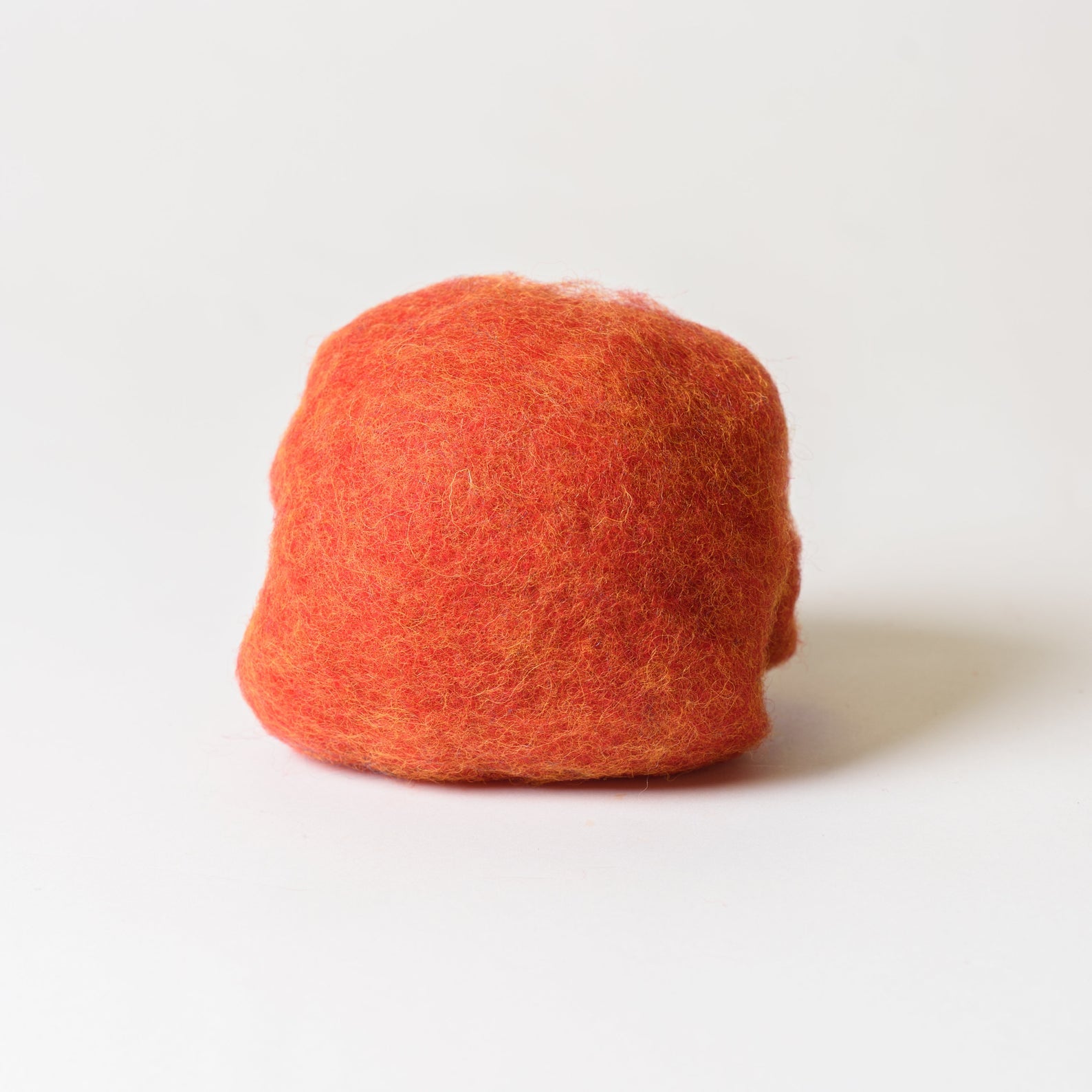 Premium Red Orange Wool Roving for Wet Felting - 100% Natural Tyrolean Bergschaf Wool - Perfect for Needle Felting, Fiber Arts & DIY Craft Projects (Great for Making Scarves, Hats & Home Decor)