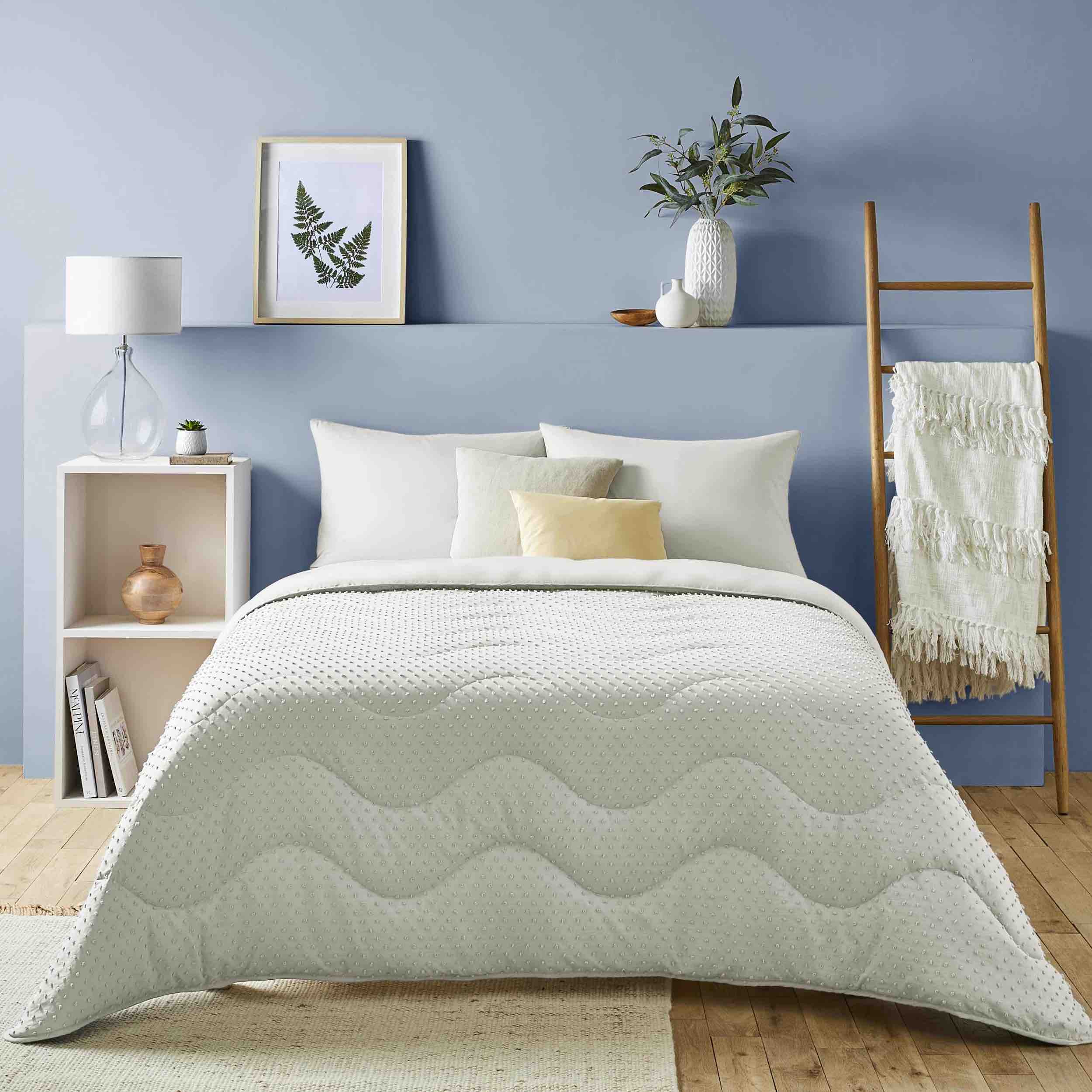 Night Lark Tufted Dots Coverless Duvet - Soft White Luxury Bedding Set for Modern Bedrooms | Perfect for Guest Rooms, Master Suites & Cozy Home Decor
