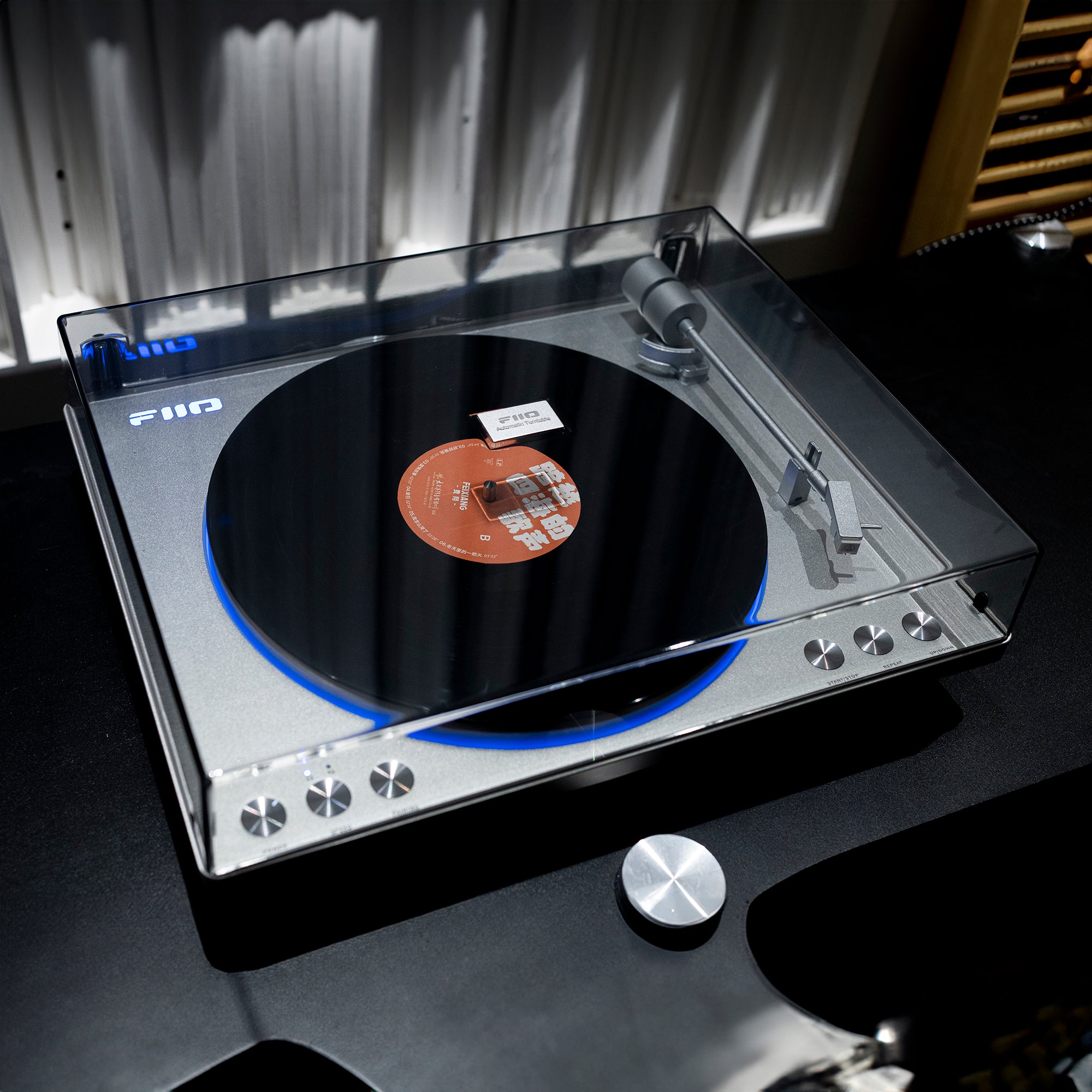 FiiO TT13 Fully Automatic Bluetooth Turntable - Wireless Vinyl Record Player with Hi-Fi Sound, USB/SD Playback - Perfect for Home Entertainment & Music Lovers