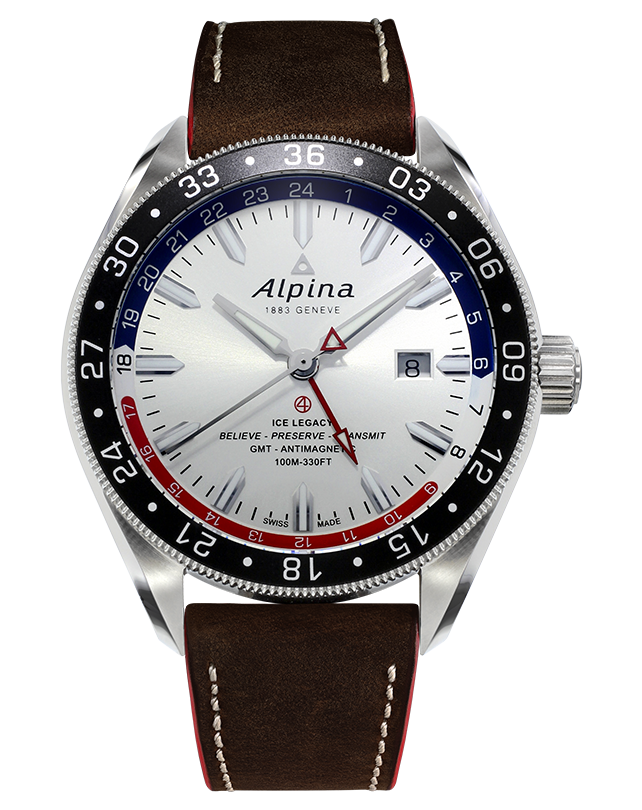 Alpina Alpiner 4 GMT Automatic Men's Watch AL 550SRN5AQ6 - Swiss Luxury Timepiece for Travelers & Business Professionals