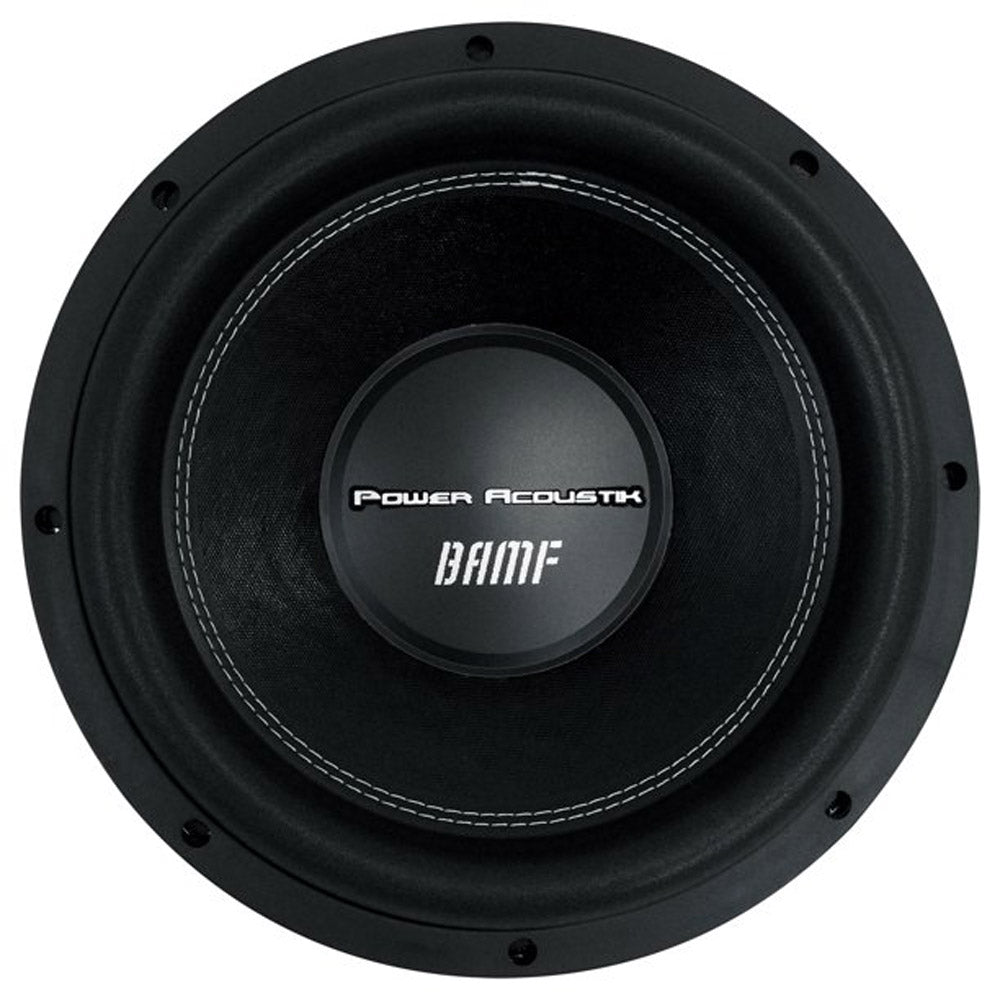 Power Acoustik BAMF 122 12 Inch BAMF Series Dual 2 Ohm Car Subwoofer - High Performance Bass for Car Audio Systems, Perfect for Trucks, SUVs and Custom Car Stereo Setups