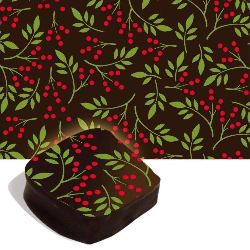 Cherry Leaves Transfer Sheets for Nail Art - DIY Water Decals for Gel Polish & Acrylic Nails - Floral Nail Stickers for Home Salon & Professional Use