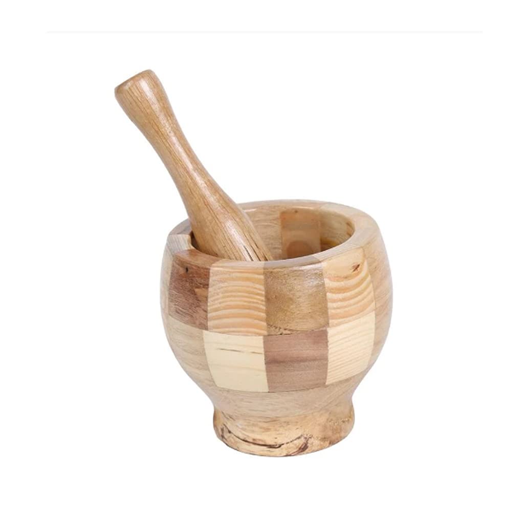 Premium Wooden Pepper Mill & Mortar Pestle Set - Handcrafted Spice Grinder for Garlic, Herbs, and Pharmacy Ingredients - Perfect for Kitchen, Cooking, and Gourmet Food Preparation