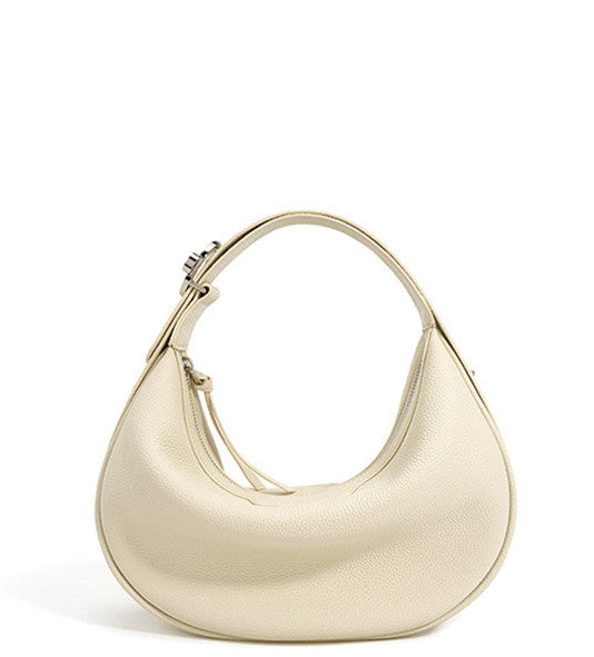 Stylish Crescent Leather Shoulder Bag for Women - Fashionable Crossbody Purse with Adjustable Strap - Perfect for Work, Travel & Everyday Use