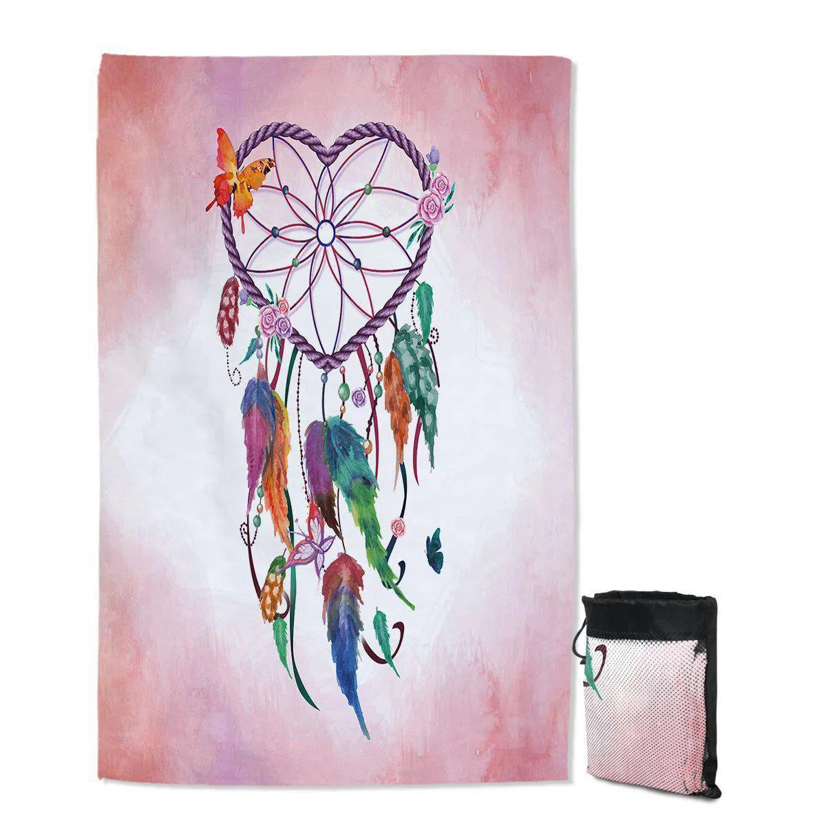 **Sand Free Beach Towel - Quick Dry & Sand Resistant - Perfect for Beach, Pool, and Travel - Catch A Dream**