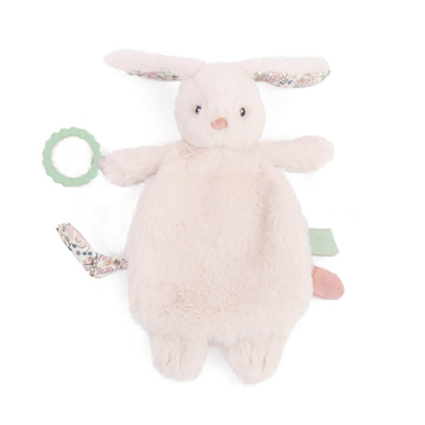 Mon Ami Bunny Teether Security Blanket - Soft Baby Chew Toy & Comfort Blanket for Newborns & Toddlers (Perfect for Teething Relief, Soothing, and Bedtime Comfort)