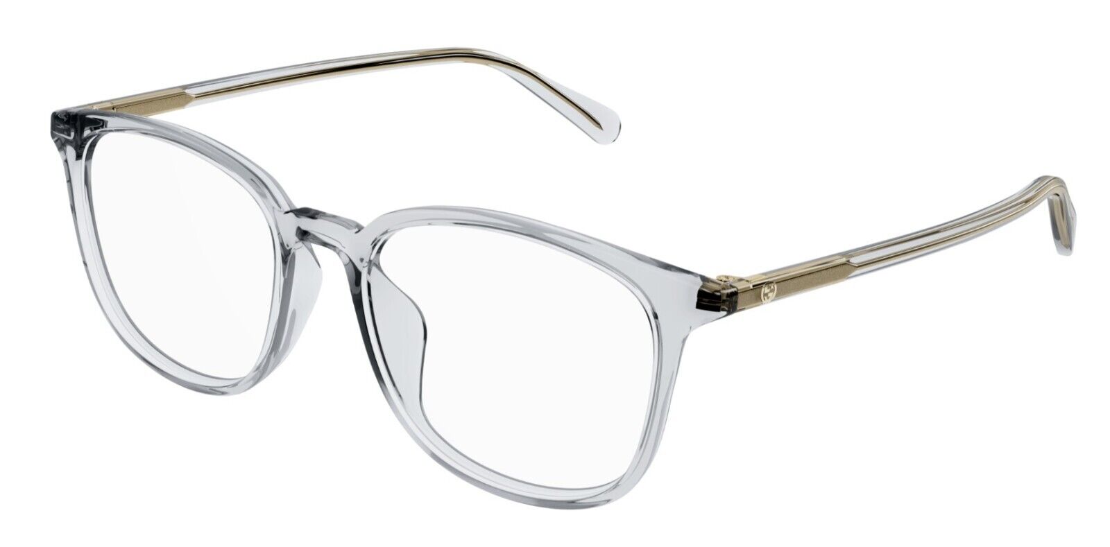 Gucci GG1230OA 003 Grey Soft Square Men's Eyeglasses | Premium Designer Glasses for Men | Perfect for Work, Driving & Everyday Wear