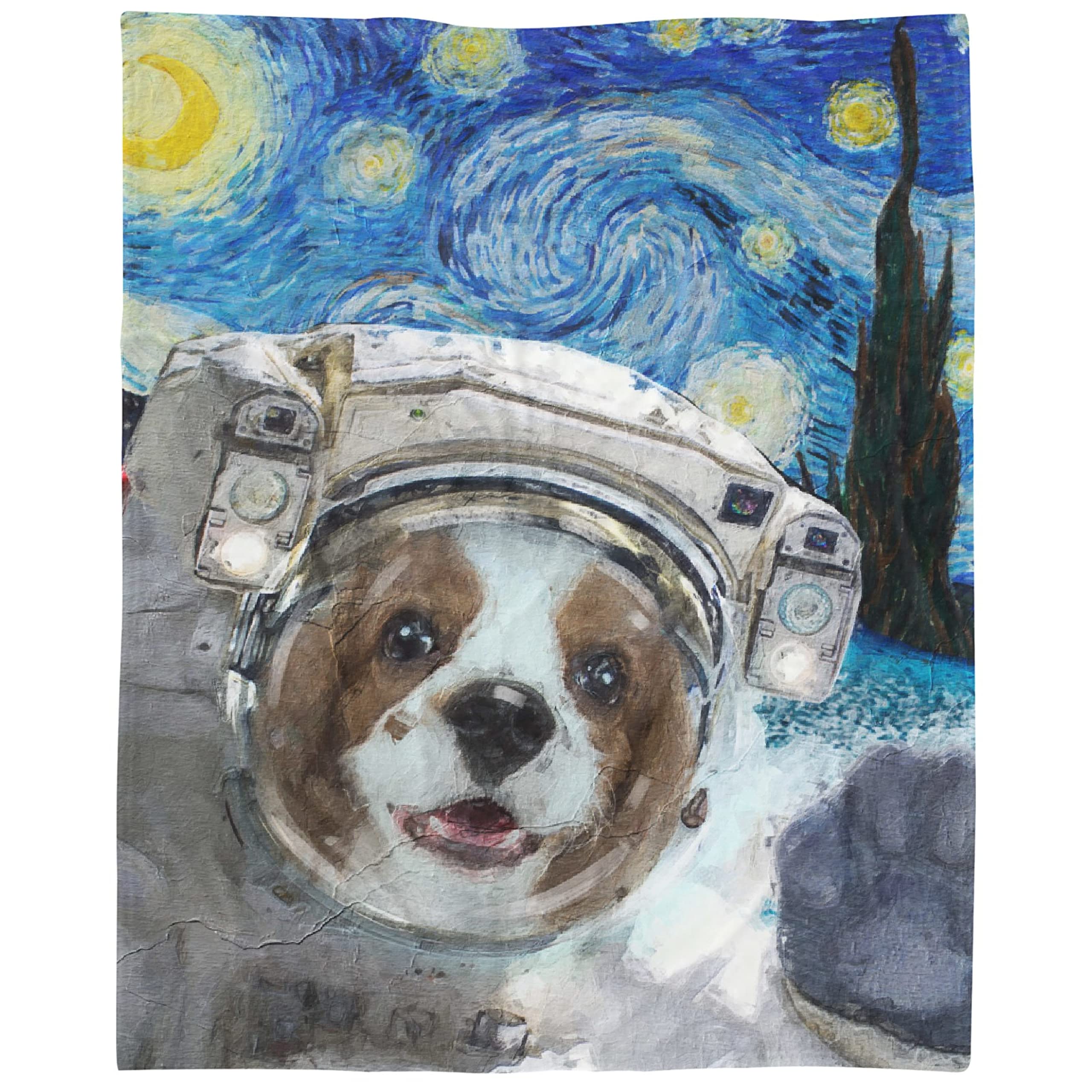 Ultra Soft Plush Dog Blanket for Girls & Boys - Lightweight Flannel Throw Quilt, 120