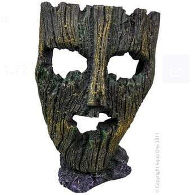 Aqua One Ruined Mask - Gothic Halloween Costume Accessory for Cosplay, Horror Parties & Theatrical Performances