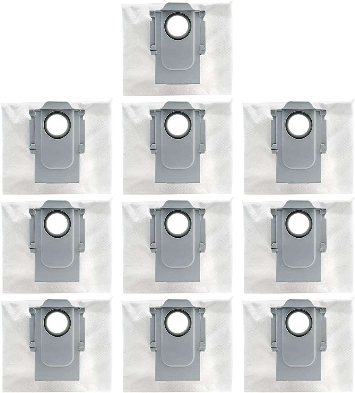 10-Pack Vacuum Bags for Roborock S7 MaxV Ultra, Q7 Max+, S8+ & S8 Pro Ultra - Compatible Replacement Dust Bags for Roborock Robot Vacuums - Perfect for Home Cleaning & Pet Hair Removal