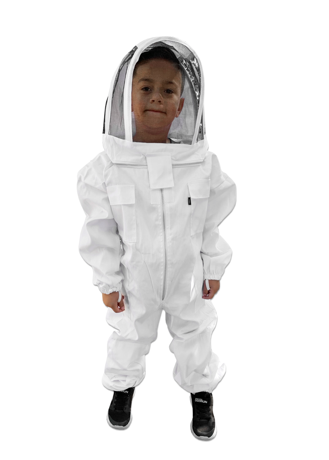 Kids Beekeeping Suit with Veil - Protective Beekeeper Outfit for Children - Perfect for Beekeeping, Honey Harvesting & Outdoor Adventures