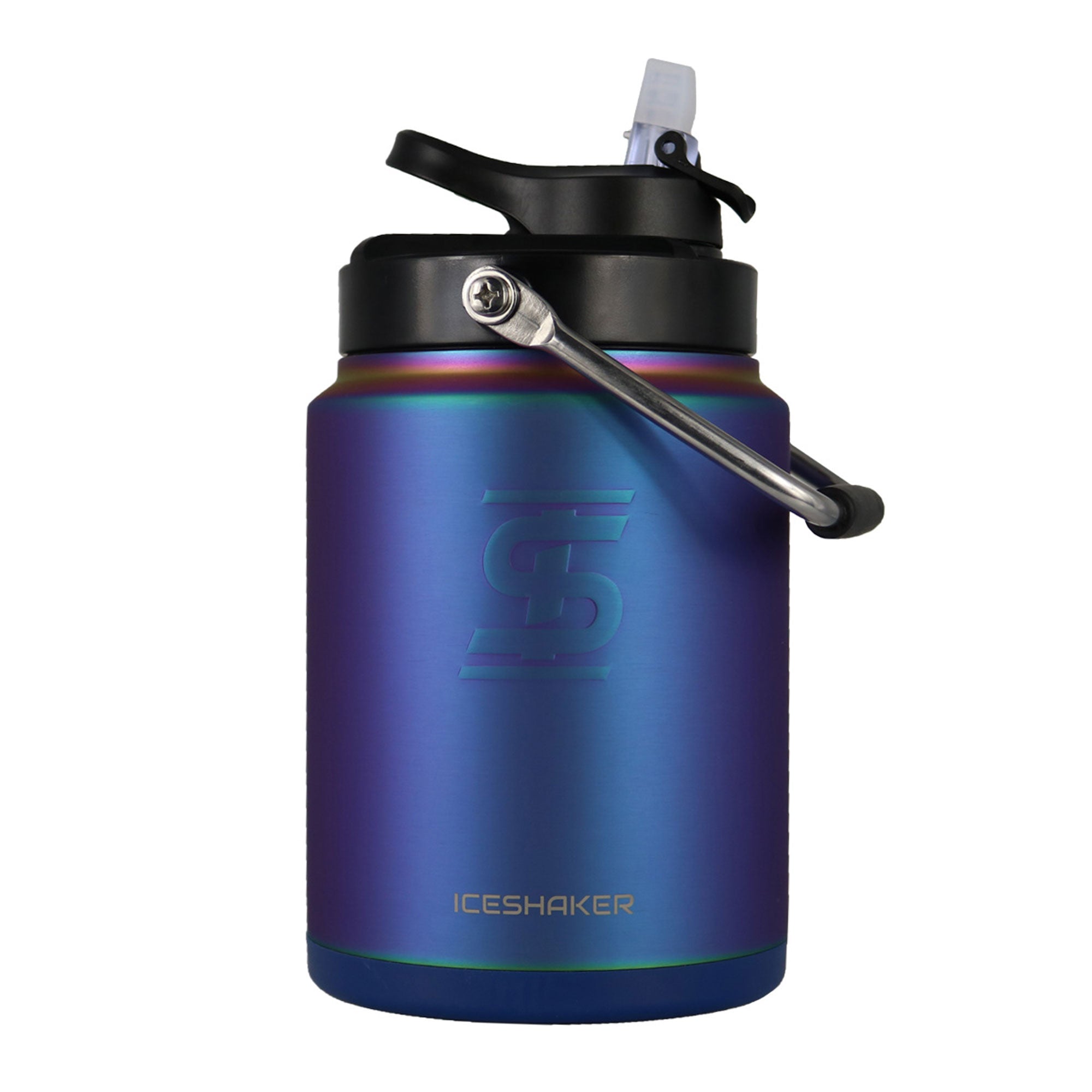 Half Gallon Glass Jug with Non-Slip Silicone Base - Wisteria Purple - Perfect for Iced Tea, Lemonade & Cold Brew Coffee at Home or Office