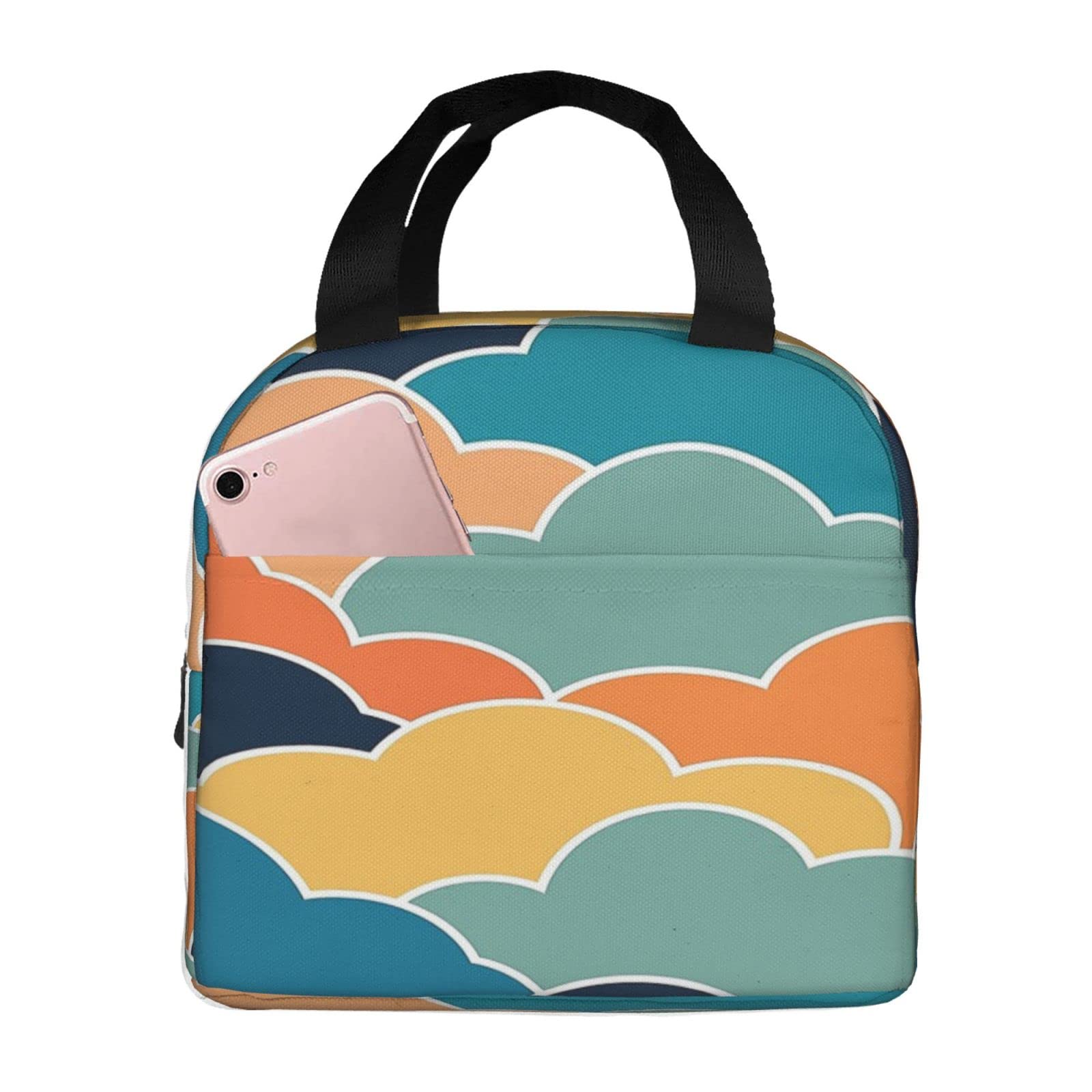 Insulated Cartoon Lunch Bag for Kids - Cute Rainbow Tote Lunch Box for School, Work, Fishing & Picnic | Perfect for Boys & Girls | BPA-Free & Leak-Proof Design