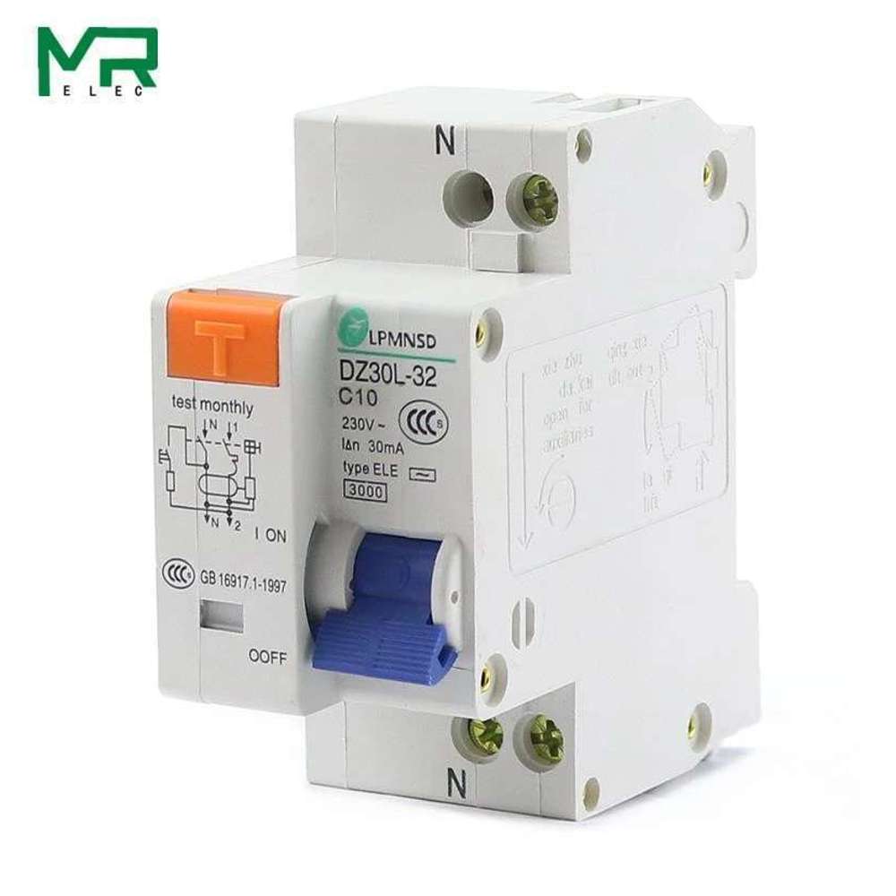Avan 10A Miniature Circuit Breaker (MCB) with RCD Protection - Electrical Safety for Home, Office, and Industrial Use