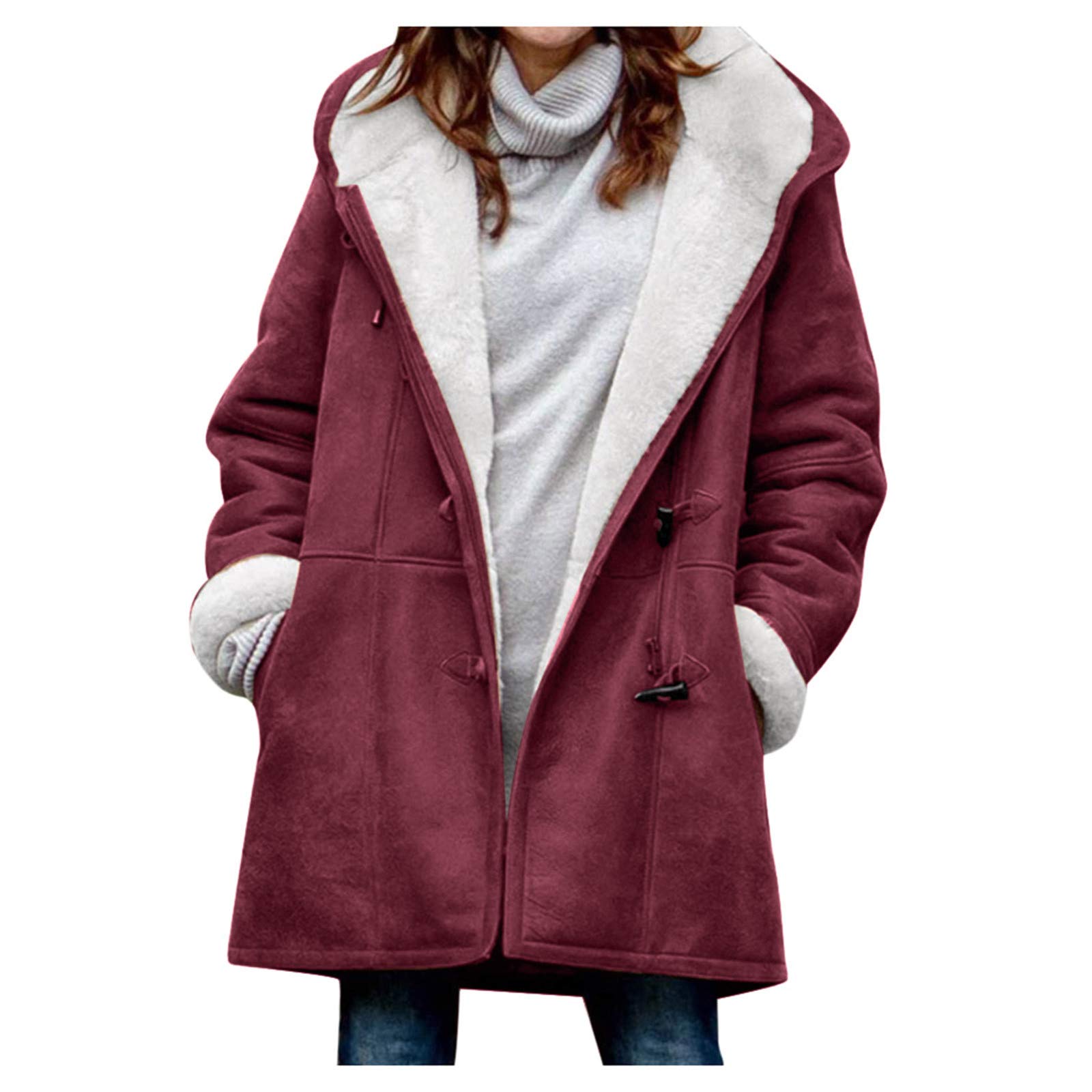 Women's Zip Up Hoodie - Soft Fleece Plush Warm Full Zip Cardigan Sweatshirt for Casual Wear, Outdoor Activities & Lounge Comfort