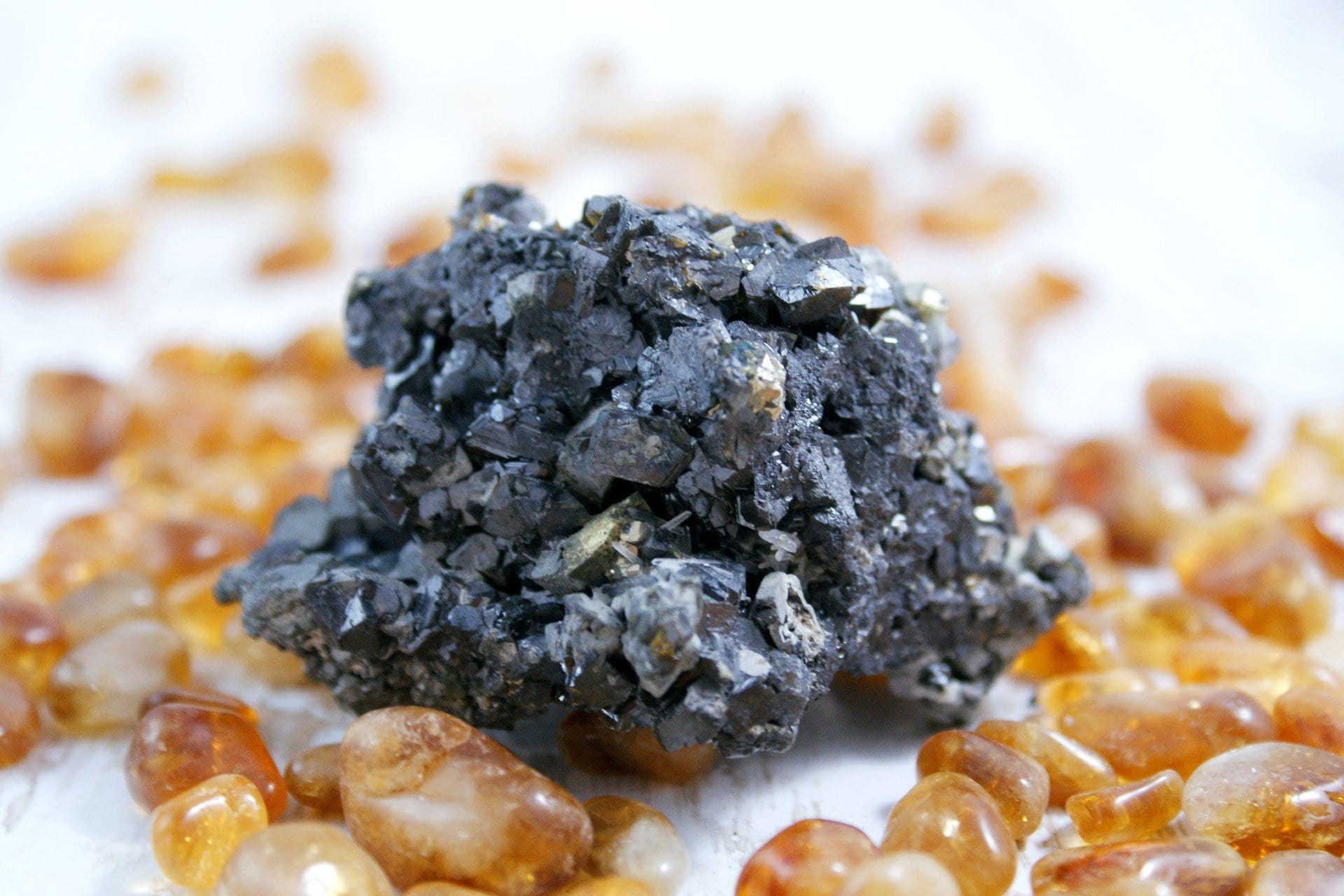 Natural Bulgarian Galena & Pyrite Mineral Specimen - Perfect for Crystal Healing, Geology Collections & Home Decor