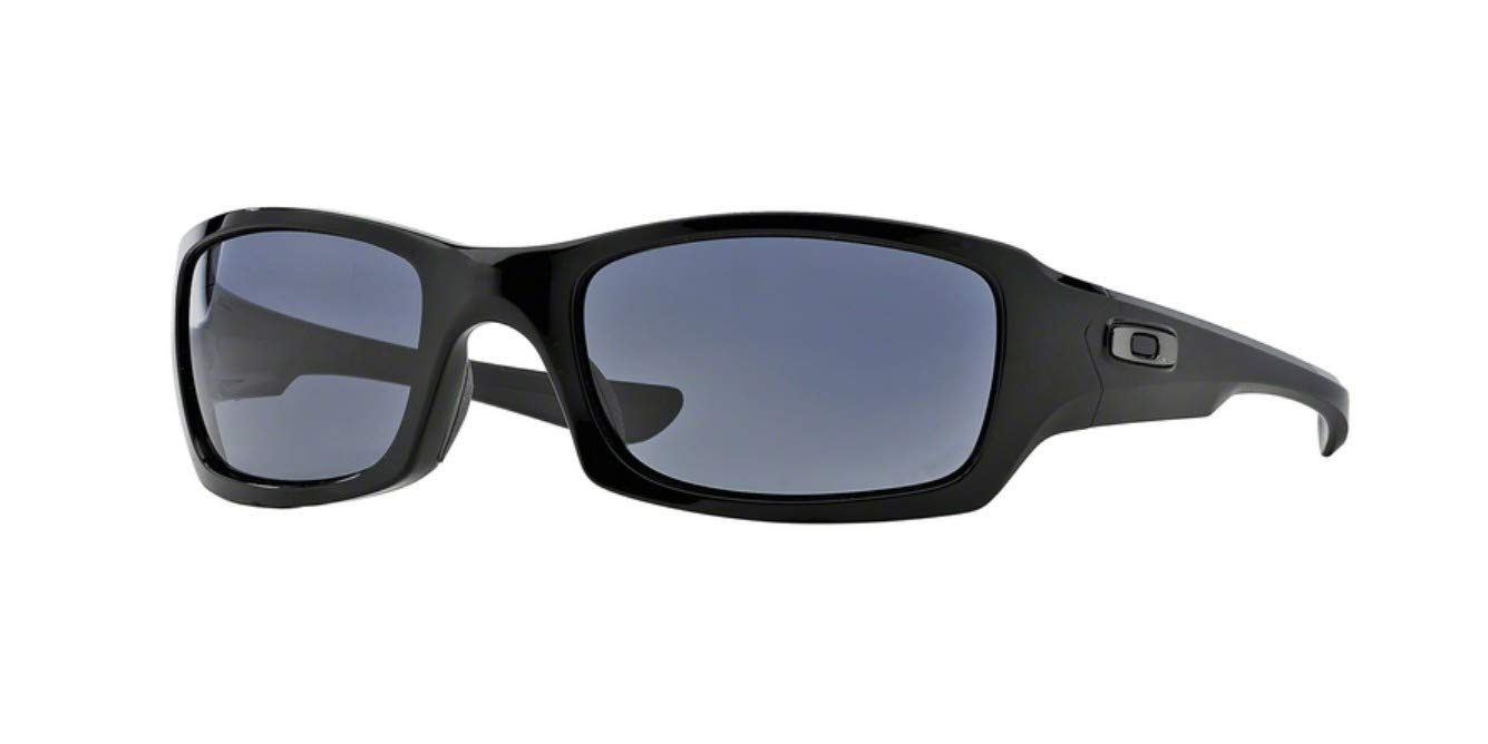 Oakley Fives Squared OO9238 Polarized Sunglasses Bundle with Hard Case & Cleaning Kit - 5-Piece Set for Men & Women - Perfect for Running, Cycling, and Outdoor Sports