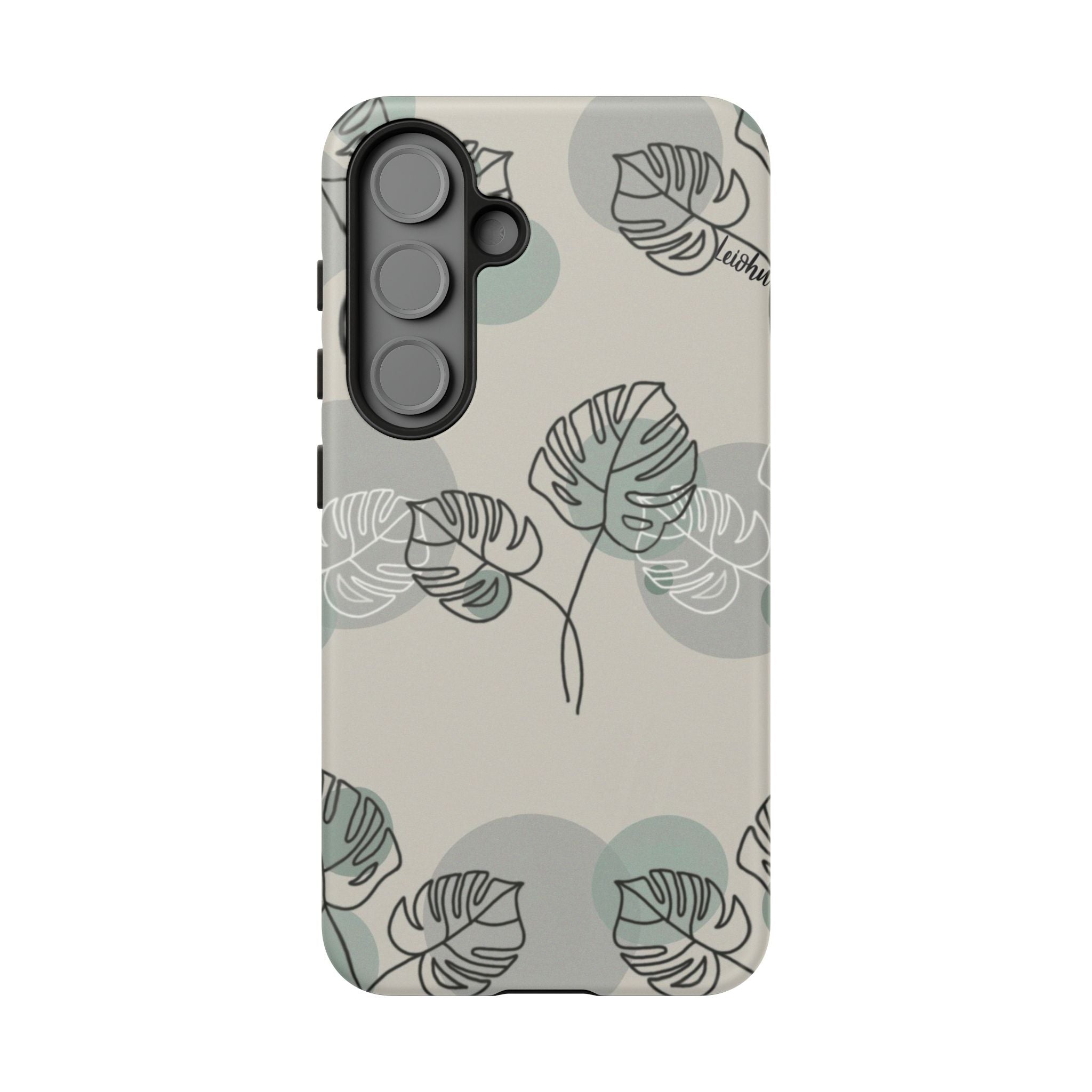 Vintage Monstera Leaf Samsung Galaxy Phone Case - Stylish Protective Cover for Samsung Galaxy S21/S20/Note 20 - Perfect for Nature Lovers & Boho Aesthetic