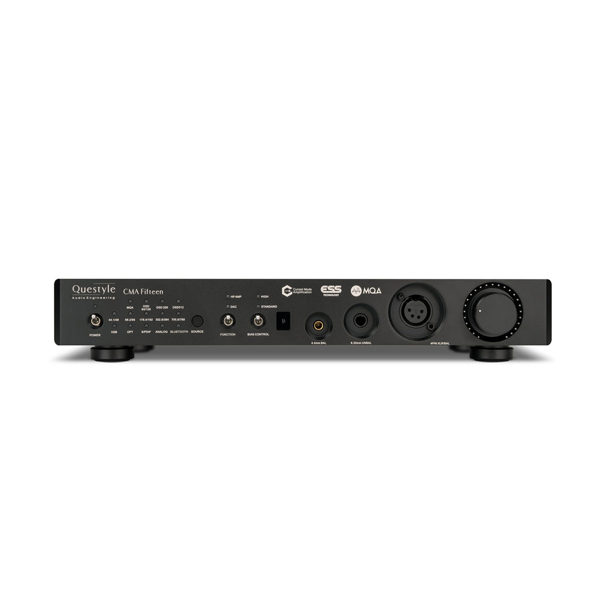 Questyle CMA Fifteen Portable DAC & Headphone Amplifier - High-Resolution Audio for Audiophiles, Home Studio & Mobile Listening