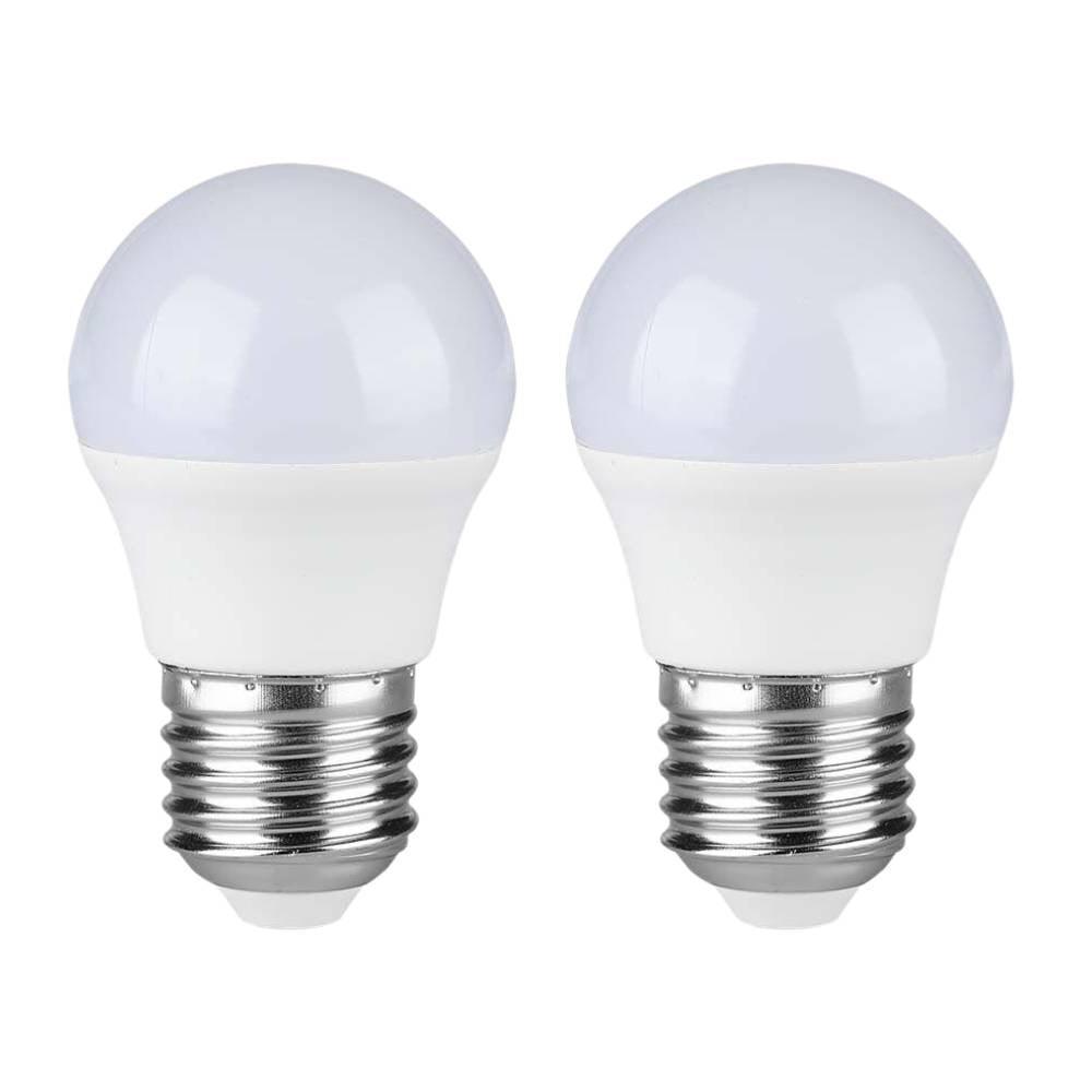 2 Pack E27 LED Bulb 4.5W Non-Dimmable (40W Equivalent) - Energy Saving Light for Home, Office & Indoor Lighting
