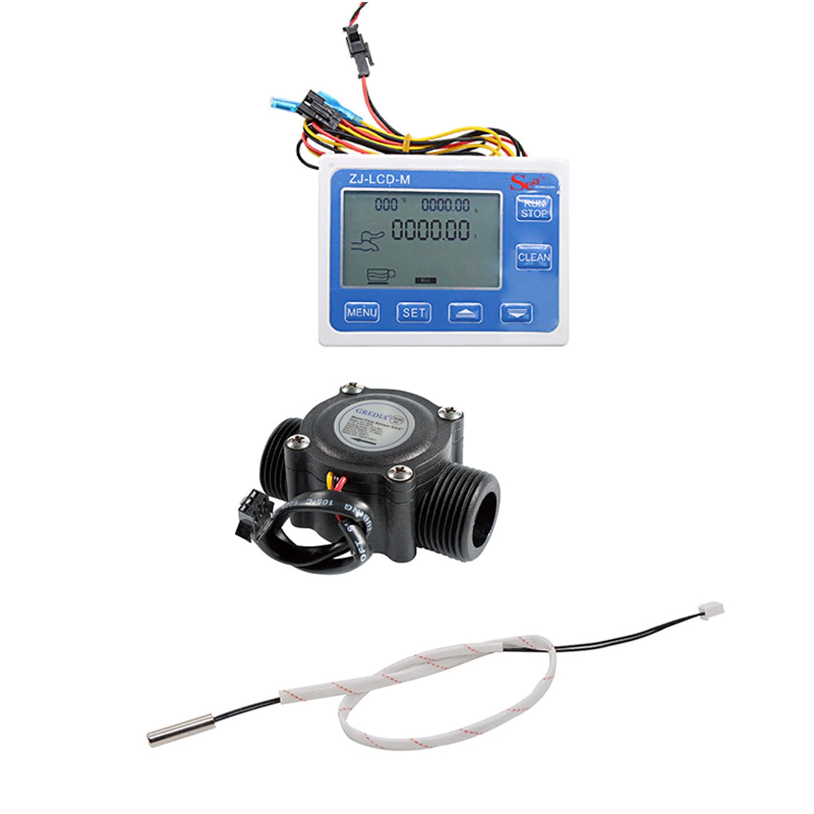 Digital LCD Display Water Flow Controller with 3/4